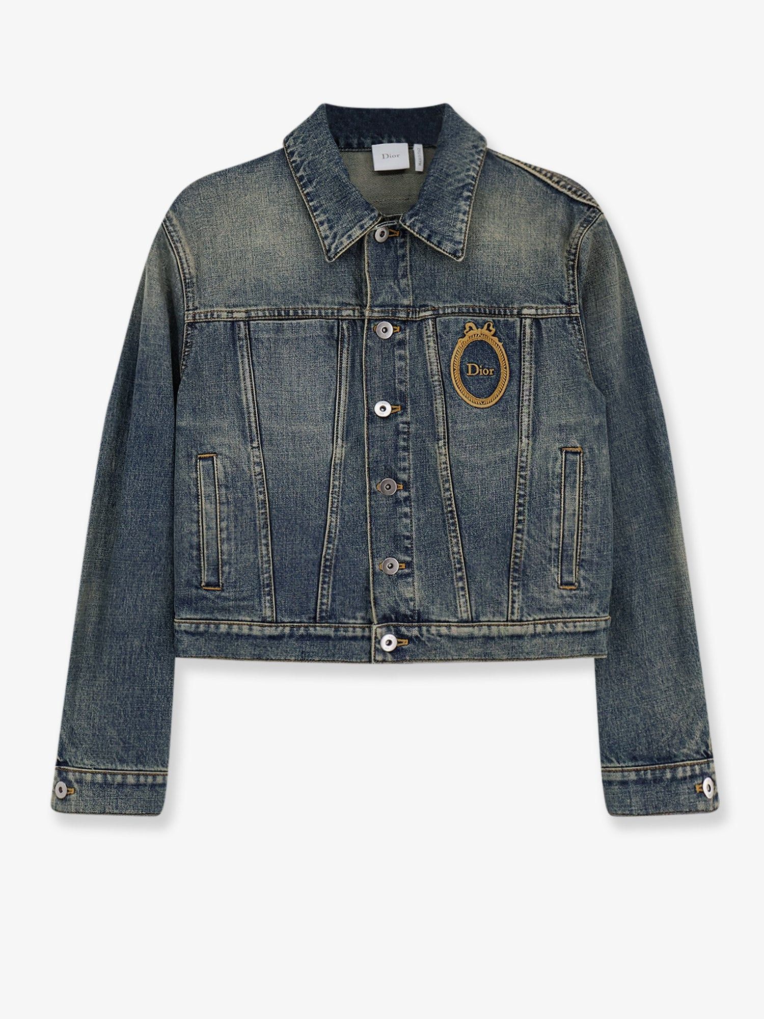 Dior Dior Medallion Denim Jacket Size S / US 4 / IT 40 - 1 Thumbnail