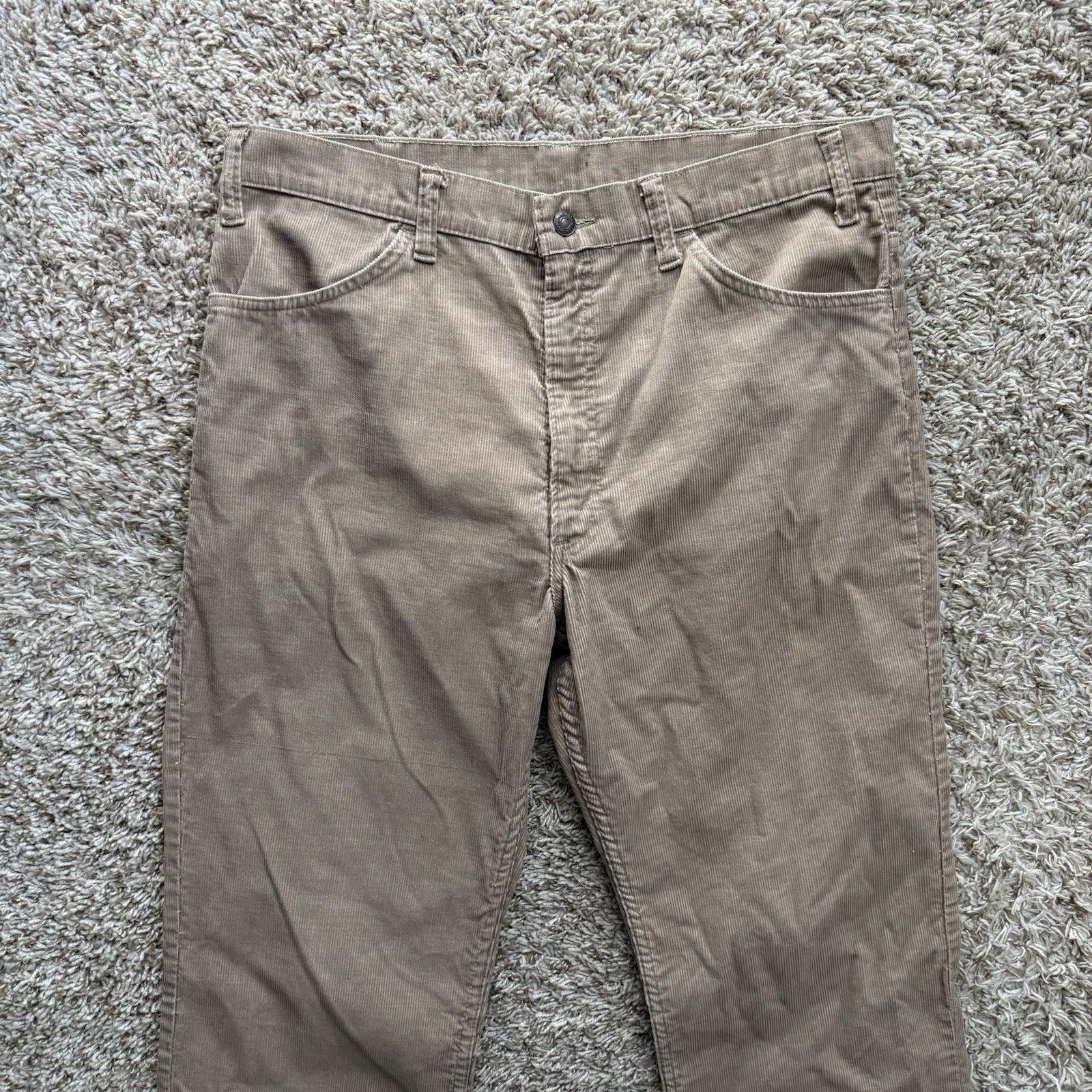 Levi's × Vintage Vintage 70s Levi’s Brown Corduroy Flare Boot Cut Pants Jeans Size US 33 - 7 Thumbnail