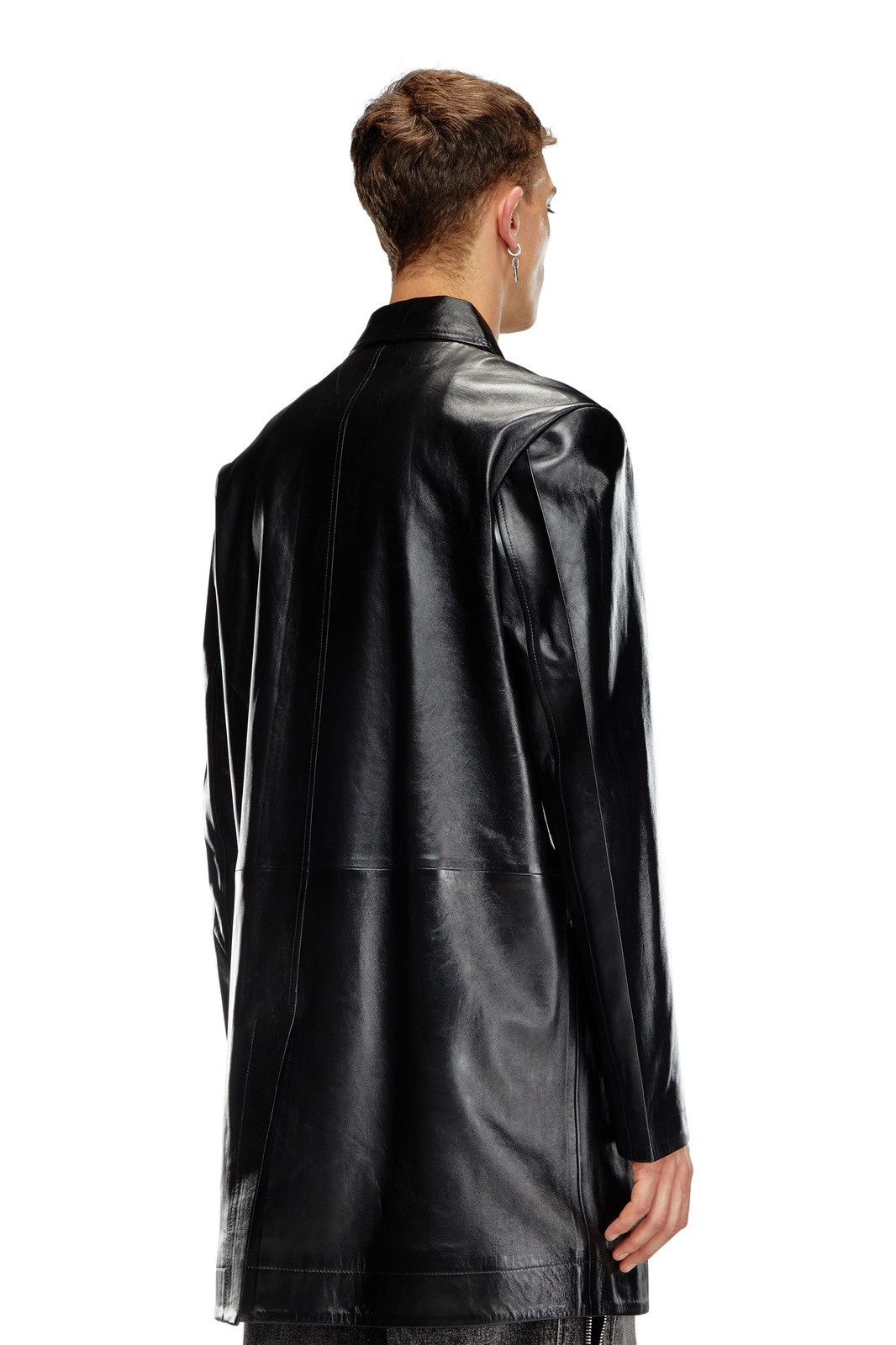 Diesel Diesel L-CORDIER Coated leather Coat Size US M / EU 48-50 / 2 - 3 Thumbnail