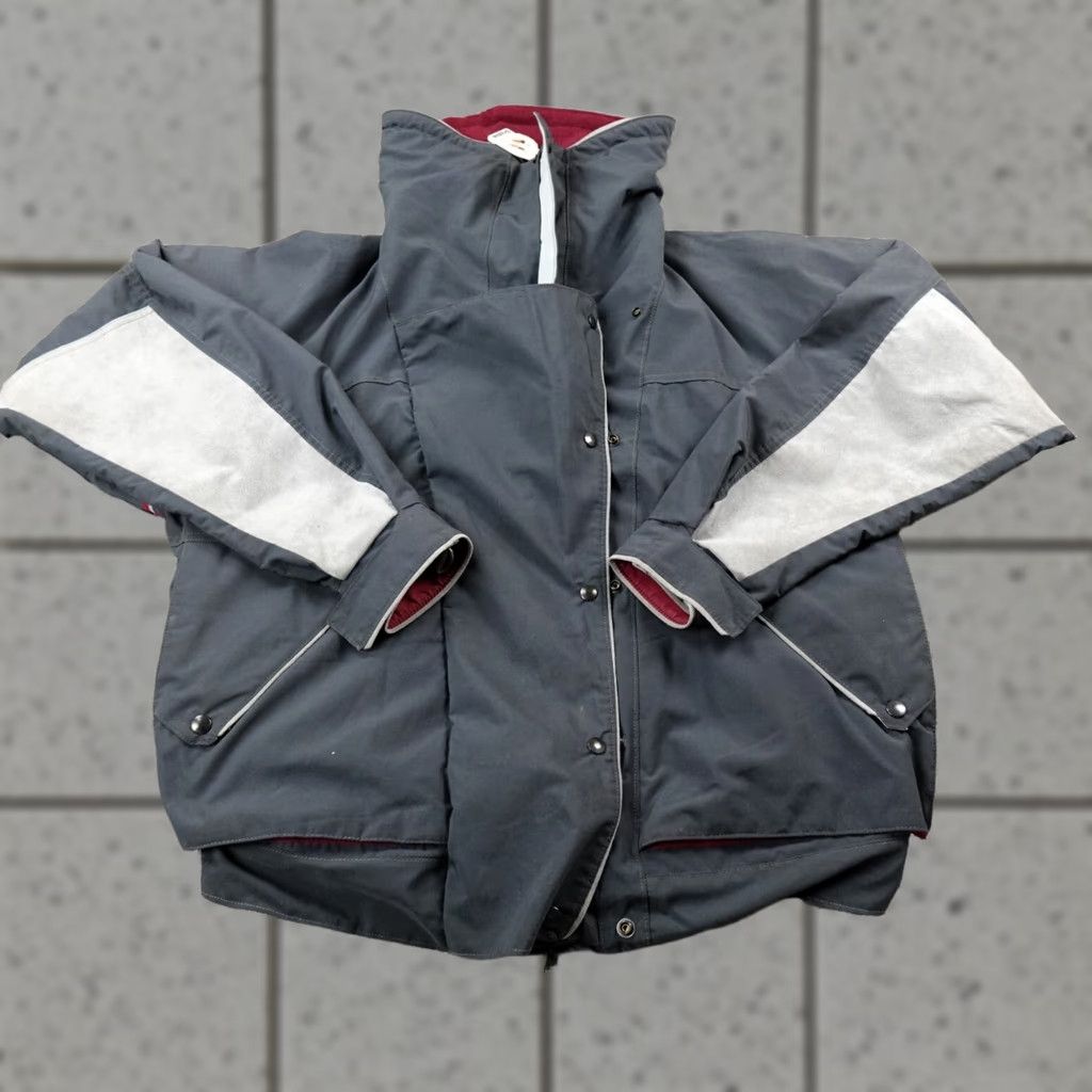 Vintage VTG Goretex Jacket Mens XL Gray Waterproof Zip Windbreaker Outdoor Hiking Coat Size US XL / EU 56 / 4 - 1 Thumbnail