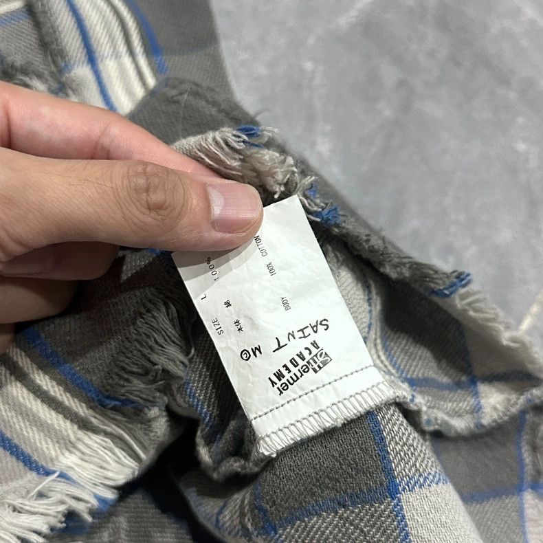 Saint Michael Saint Michael Checked long-sleeved shirt Size US L / EU 52-54 / 3 - 5 Thumbnail