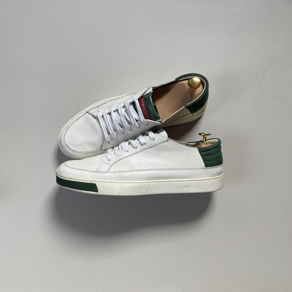 Gucci Gucci Ace Leather Sneakers Size US 8 / EU 41 - 1 Thumbnail
