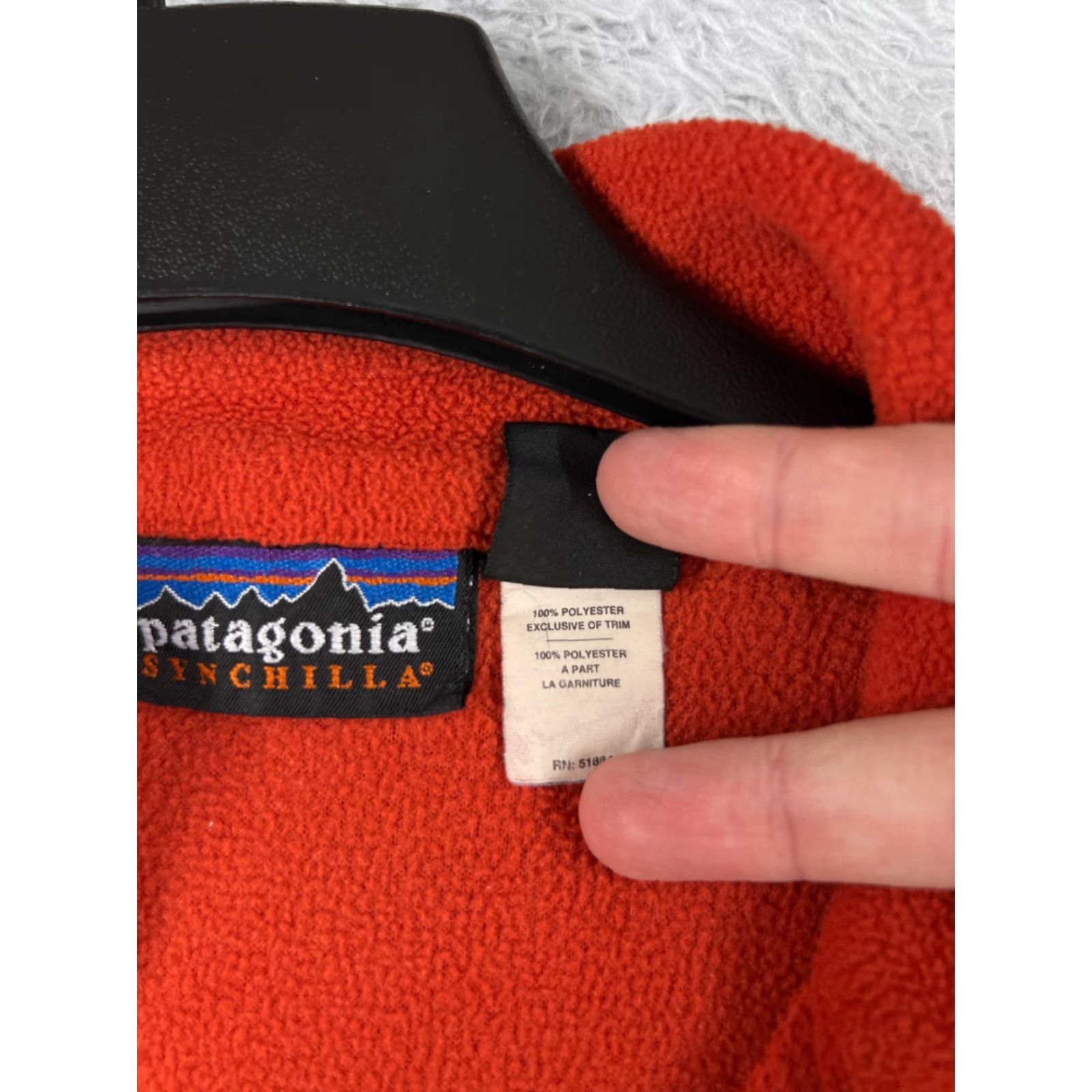 Patagonia VINTAGE Patagonia Sweater Women Medium Red 1/4 Zip Polyester Fleece Synchilla Size M / US 6-8 / IT 42-44 - 7 Thumbnail