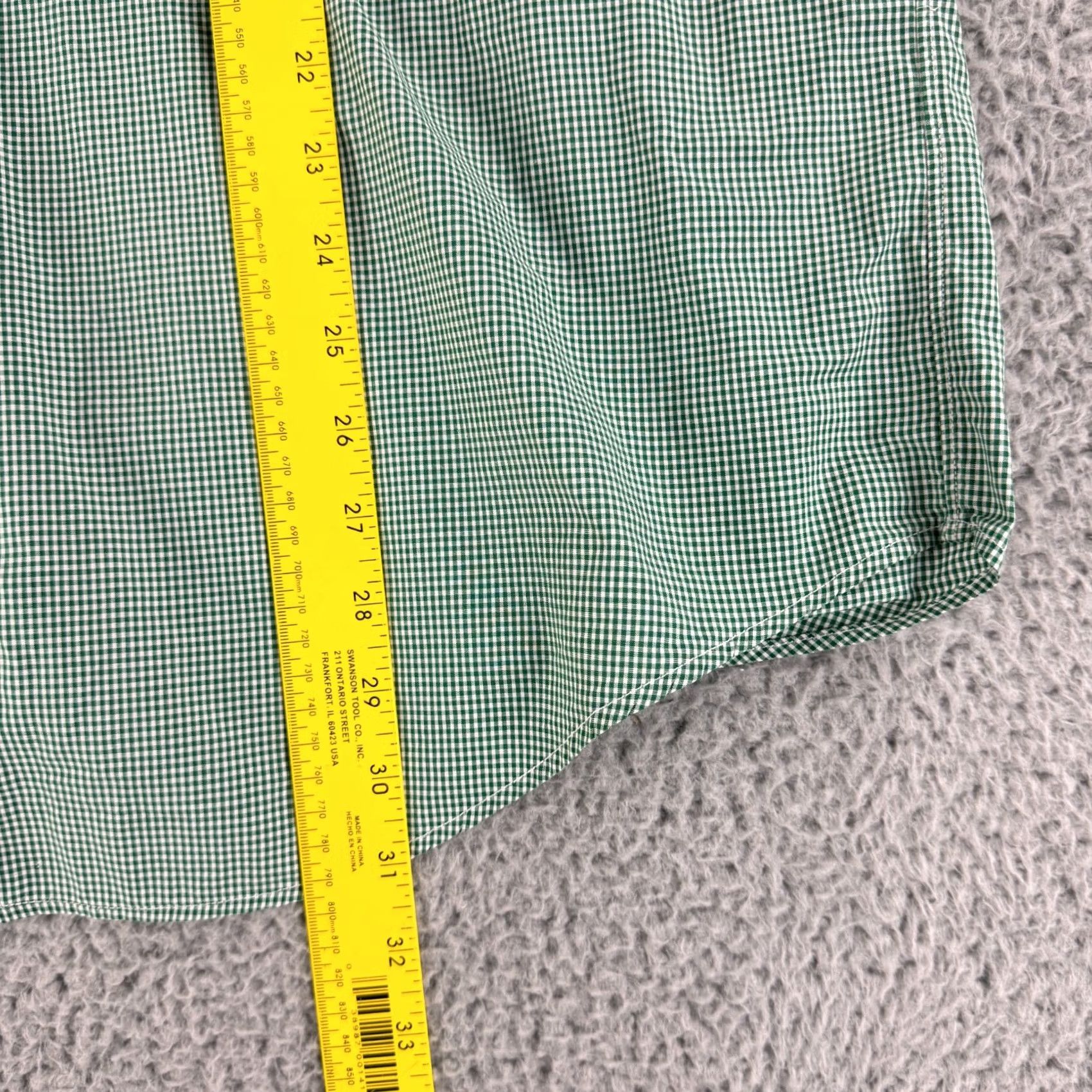 Ralph Lauren Ralph Lauren Button-Up Shirt Mens L Green Blaire Check 100% Cotton Size US L / EU 52-54 / 3 - 6 Thumbnail