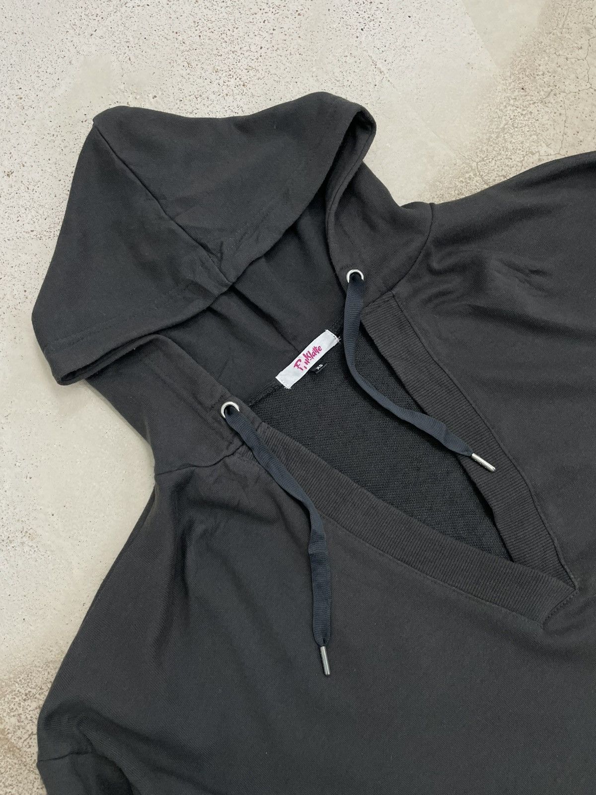 Japanese Brand Pink Latte There is not time like the present Crop Hoodie Size XS / US 0-2 / IT 36-38 - 7 Thumbnail