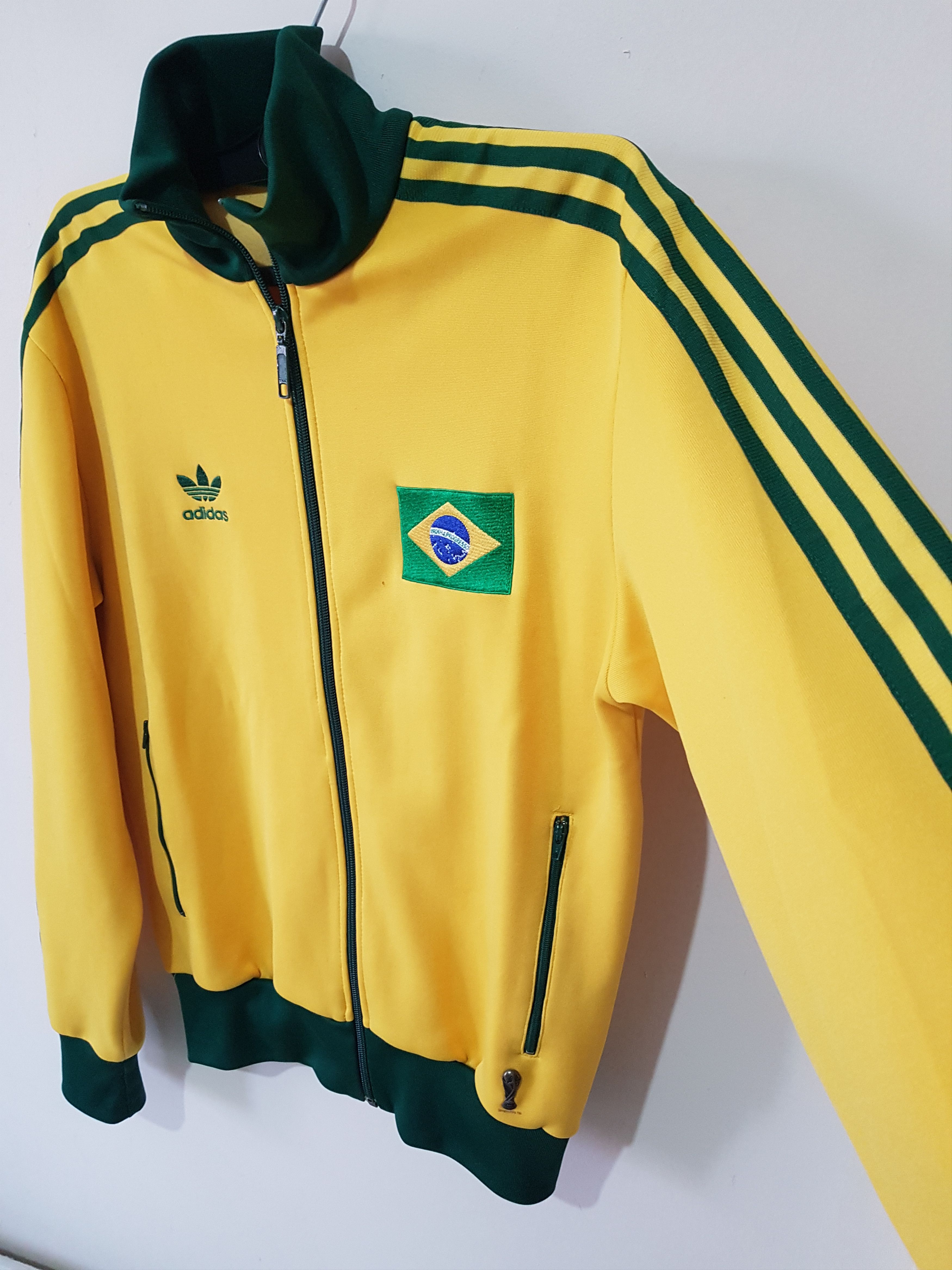 Adidas adidas Brazil World Cup 1974 Track Top Jacket Retro Vintage Size US S / EU 44-46 / 1 - 6 Thumbnail