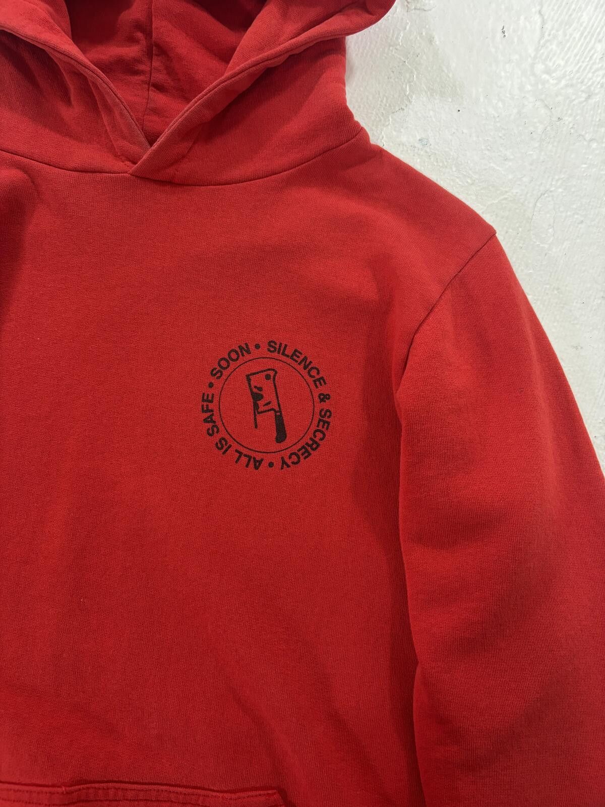 Raf Simons Raf simons Ss02 Silence & Secrecy Red Hoodie Size US M / EU 48-50 / 2 - 3 Thumbnail