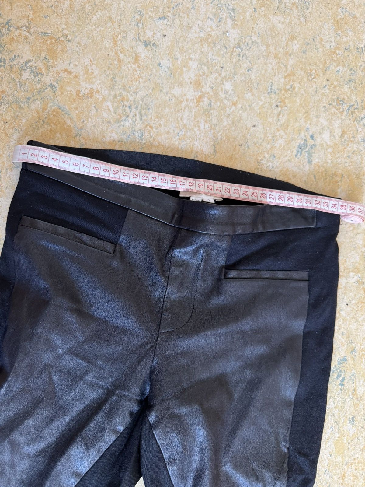Helmut Lang Helmut Lang leather pants size 4 Size 27" / US 4 / IT 40 - 9 Thumbnail