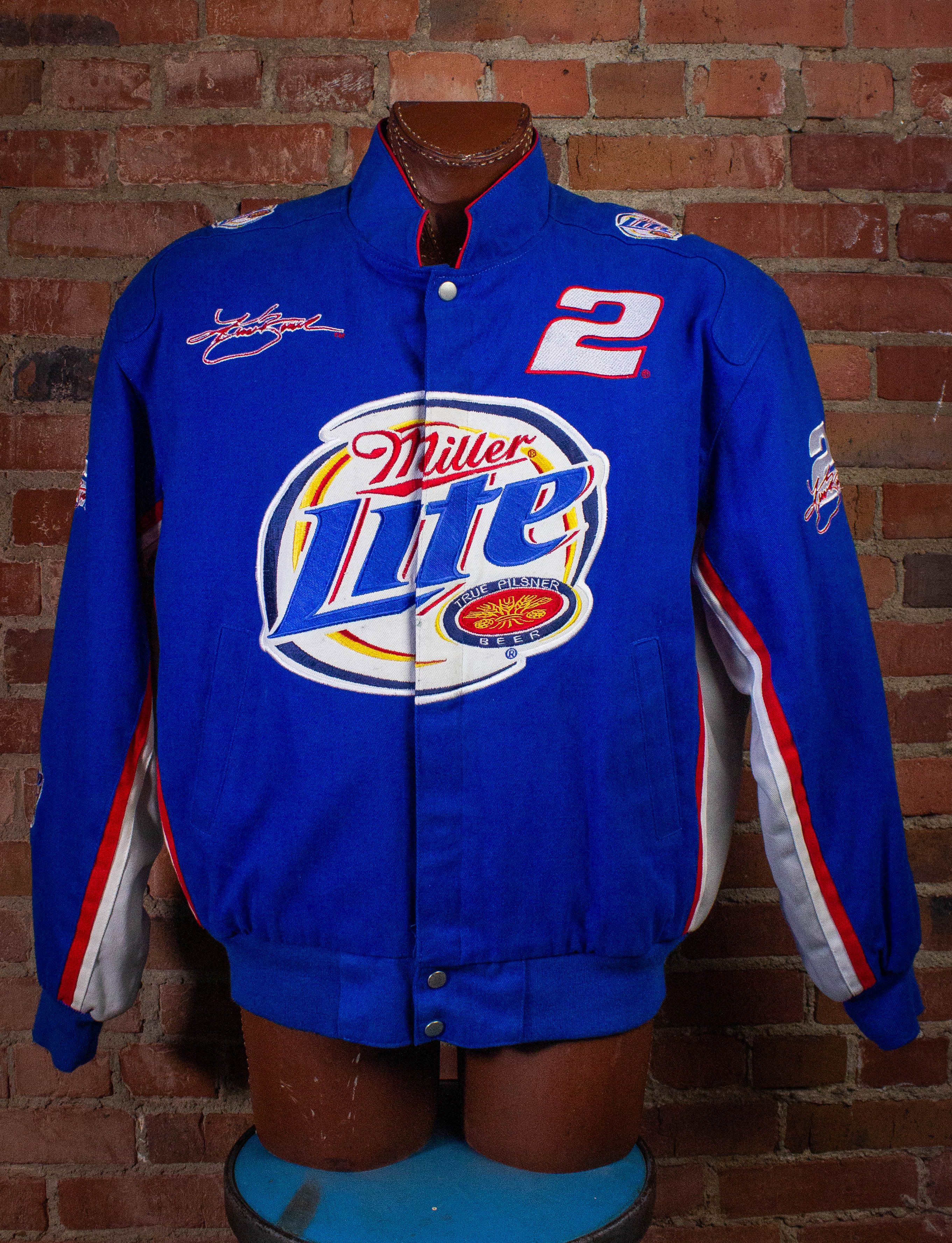 Vintage Vintage Kurt Busch Miller Lite Nascar Racing Jacket 2000s Grailed