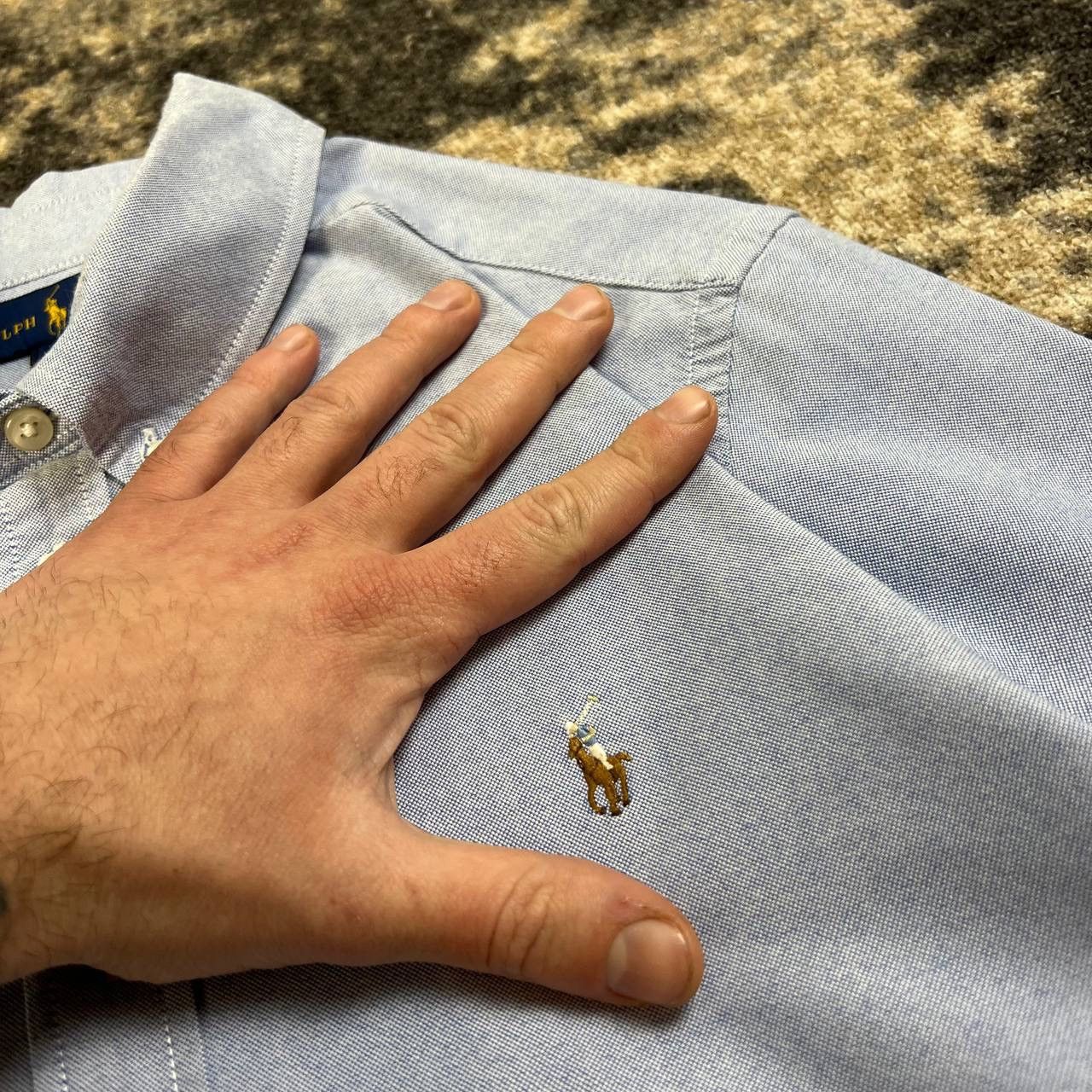 Polo Ralph Lauren Polo Ralph Lauren Luxury Mini Logo Button Up Shirt Size US S / EU 44-46 / 1 - 3 Thumbnail