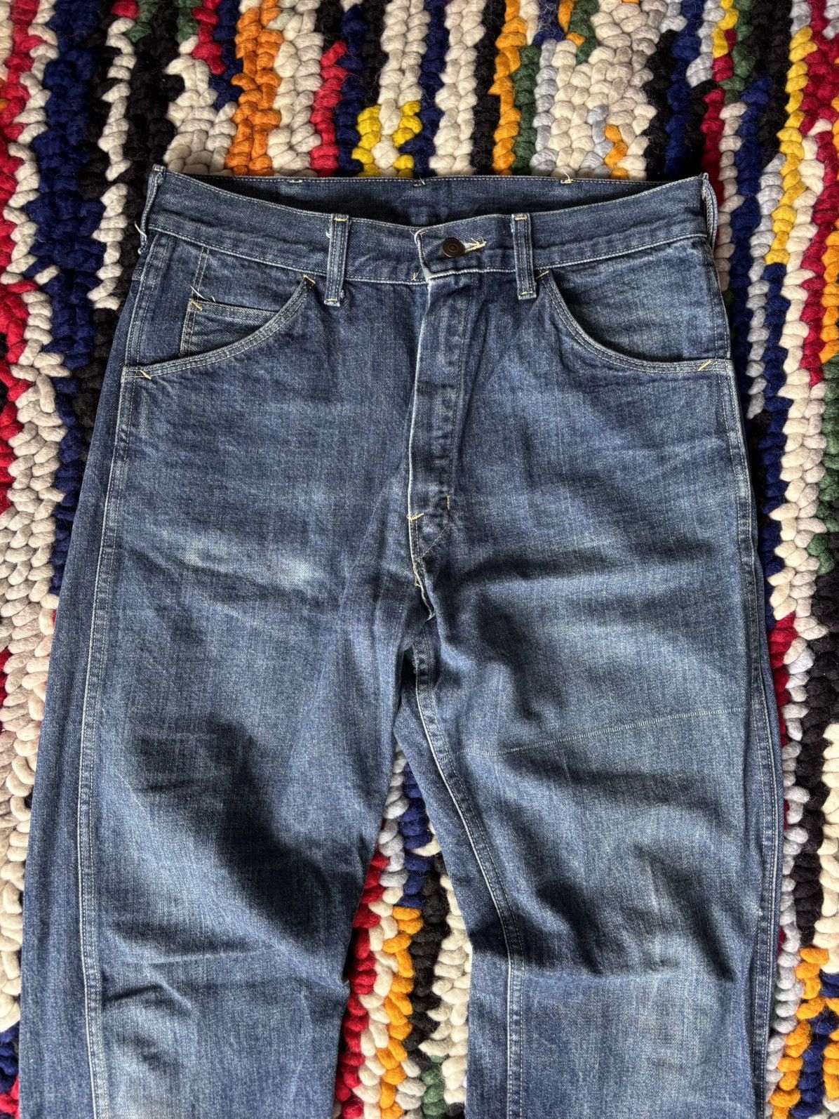 Levi's 1960s Big Yank Denim Dark Wash Size US 32 / EU 48 - 4 Thumbnail
