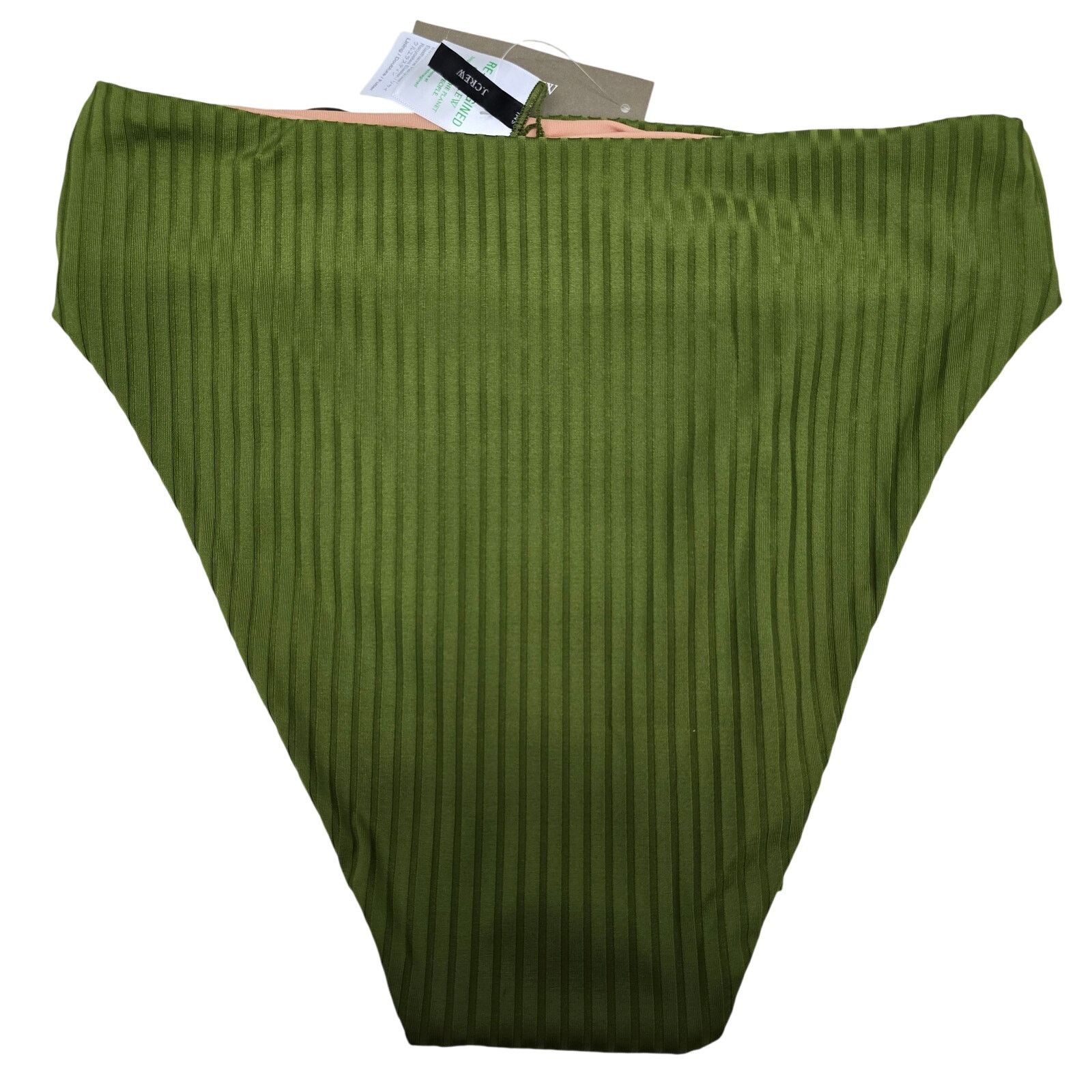 J.Crew NWT J. Crew Wide-rib high-rise bikini bottom w rings Size S Size ONE SIZE - 6 Thumbnail