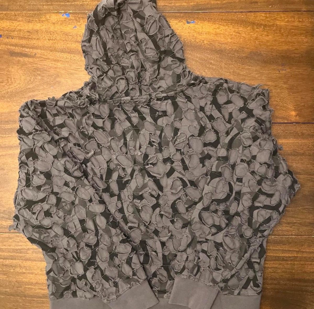 Revenge Revenge Boro R-CAMO Distressed Full Zip Hoodie Size US XL / EU 56 / 4 - 2 Thumbnail