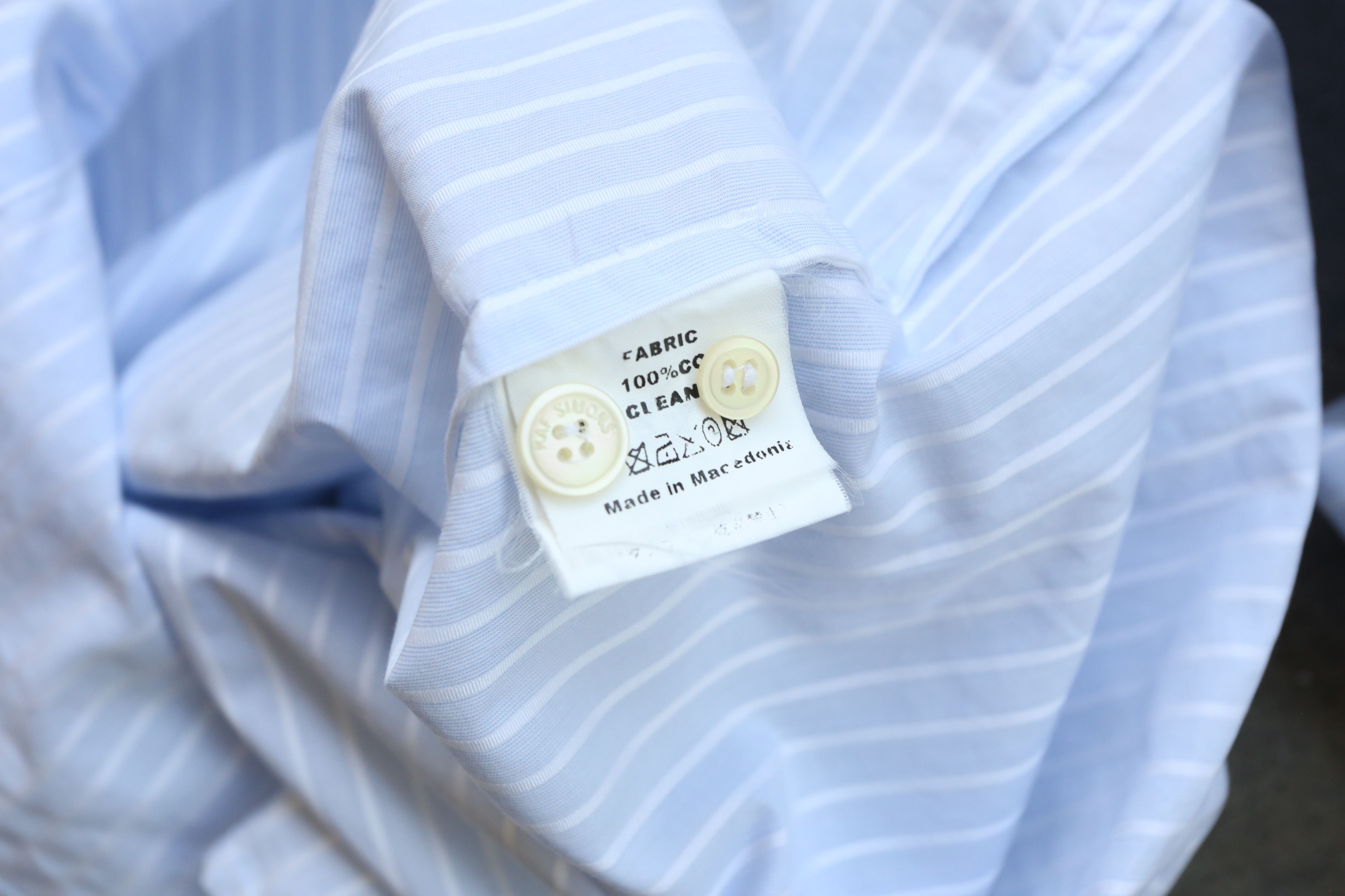 Raf Simons Raf Simons - F/W 09-10 - Pinstripe Shirt Size US M / EU 48-50 / 2 - 7 Thumbnail