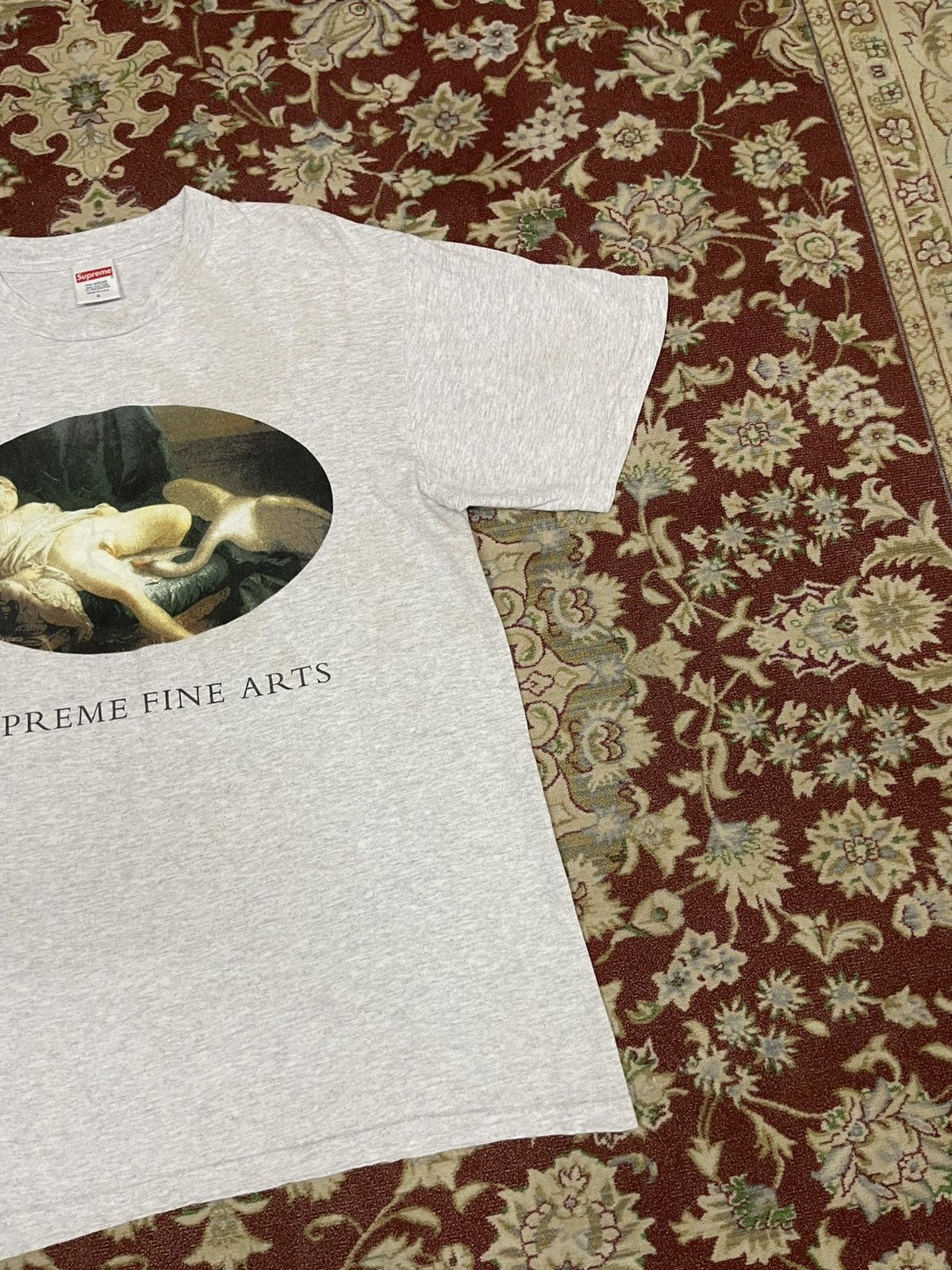 Supreme 2000s SUPREME LEDA AND SWAN TEES GREY Size US S / EU 44-46 / 1 - 3 Thumbnail
