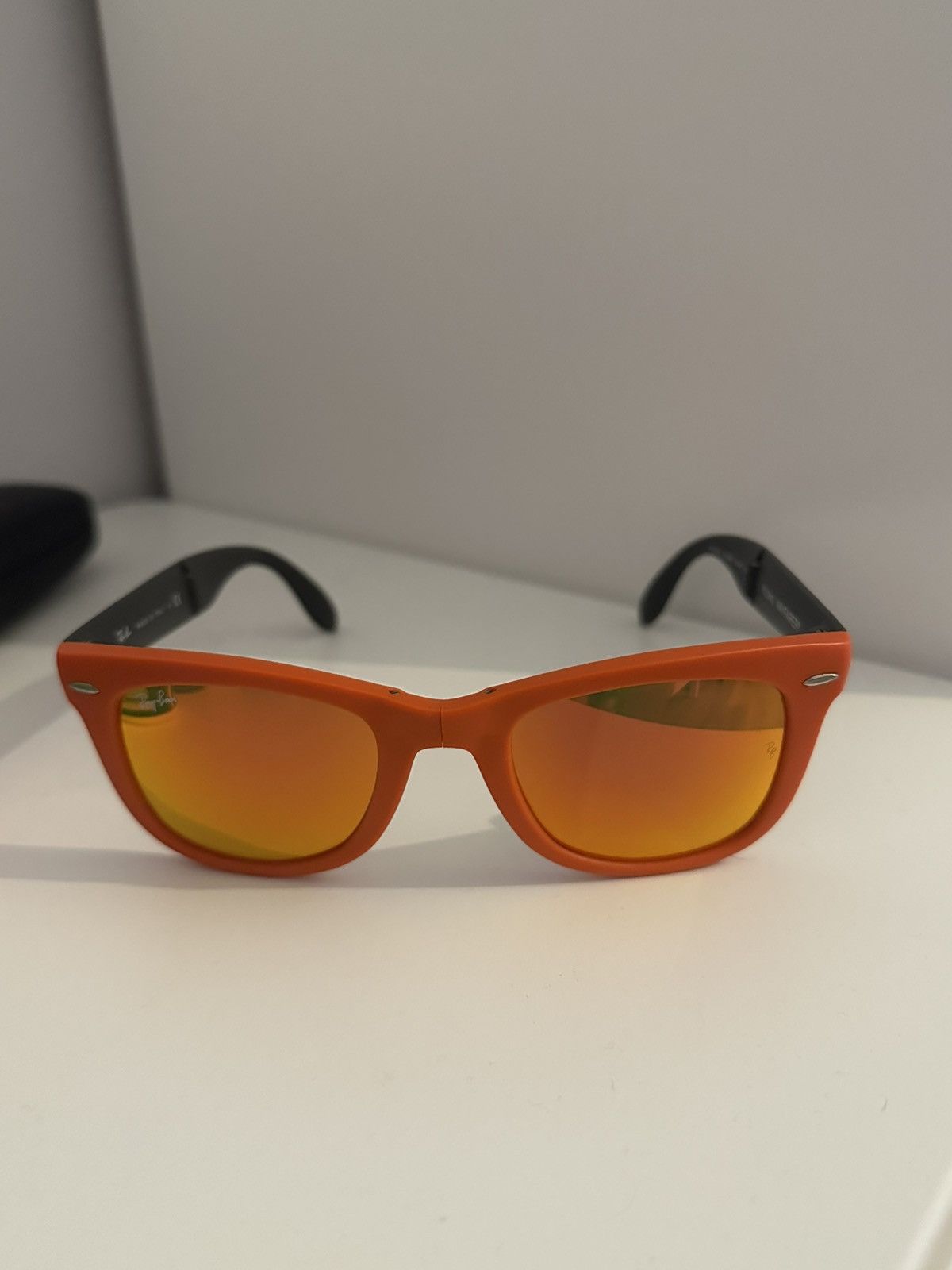 RayBan Ray-Ban Folding Wayfarer Orange Size ONE SIZE - 1 Thumbnail