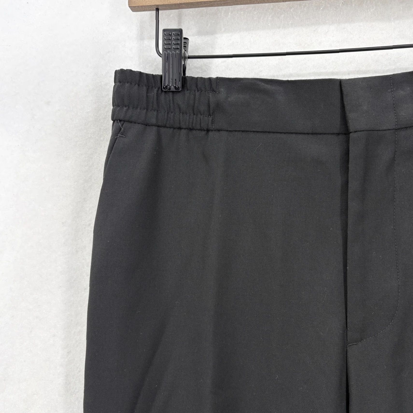 Apt. 9 APT.9 Mens Slim Fit Black Premier Flex Jogger Pants - M - Stretch, Tapered Leg, Elastic Waist, Business Casual, Office, Suit Separates Size 40R - 3 Thumbnail