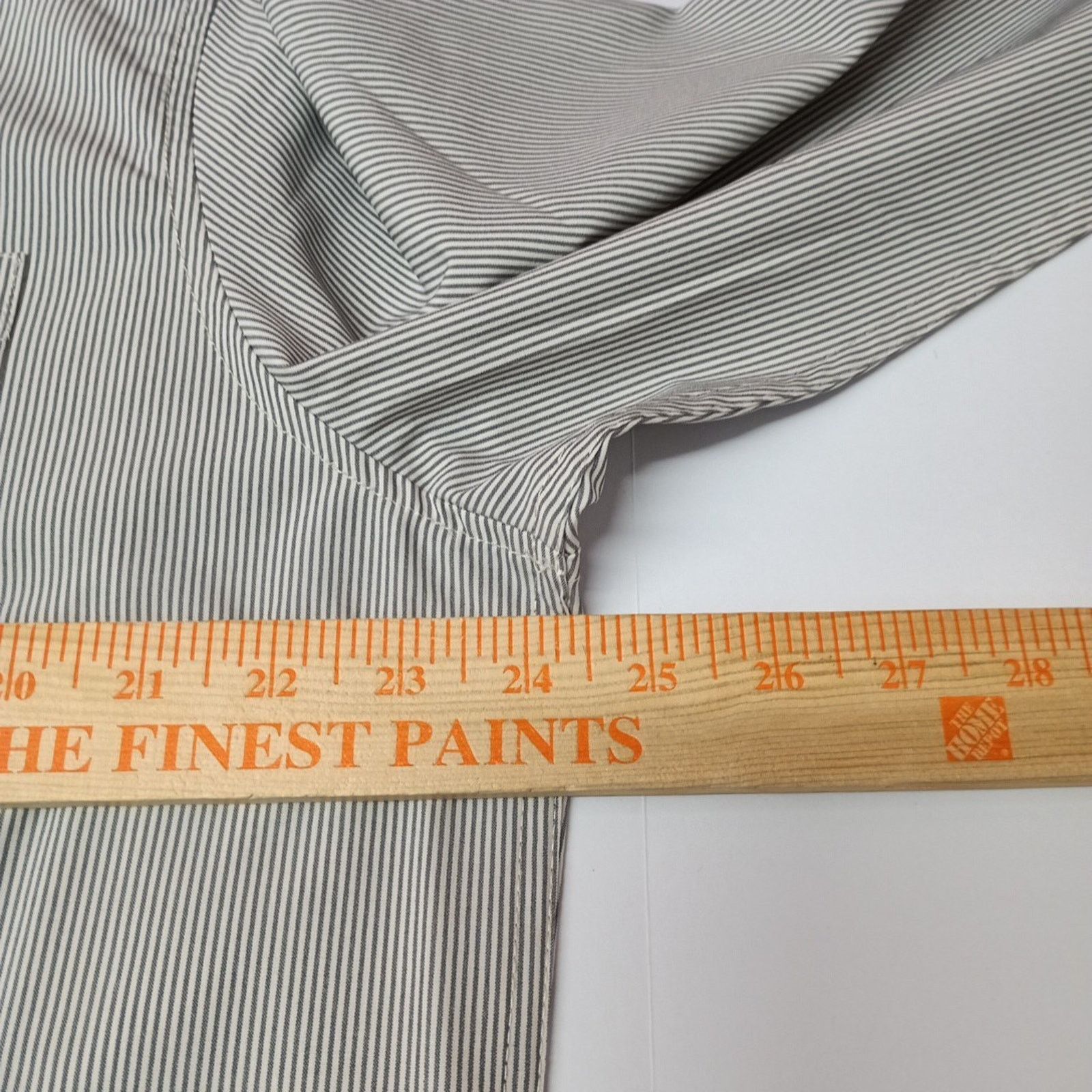 Chaps Chaps Woven Shirt Men's L Steel Gray Striped Stretch Classic Size US L / EU 52-54 / 3 - 6 Thumbnail