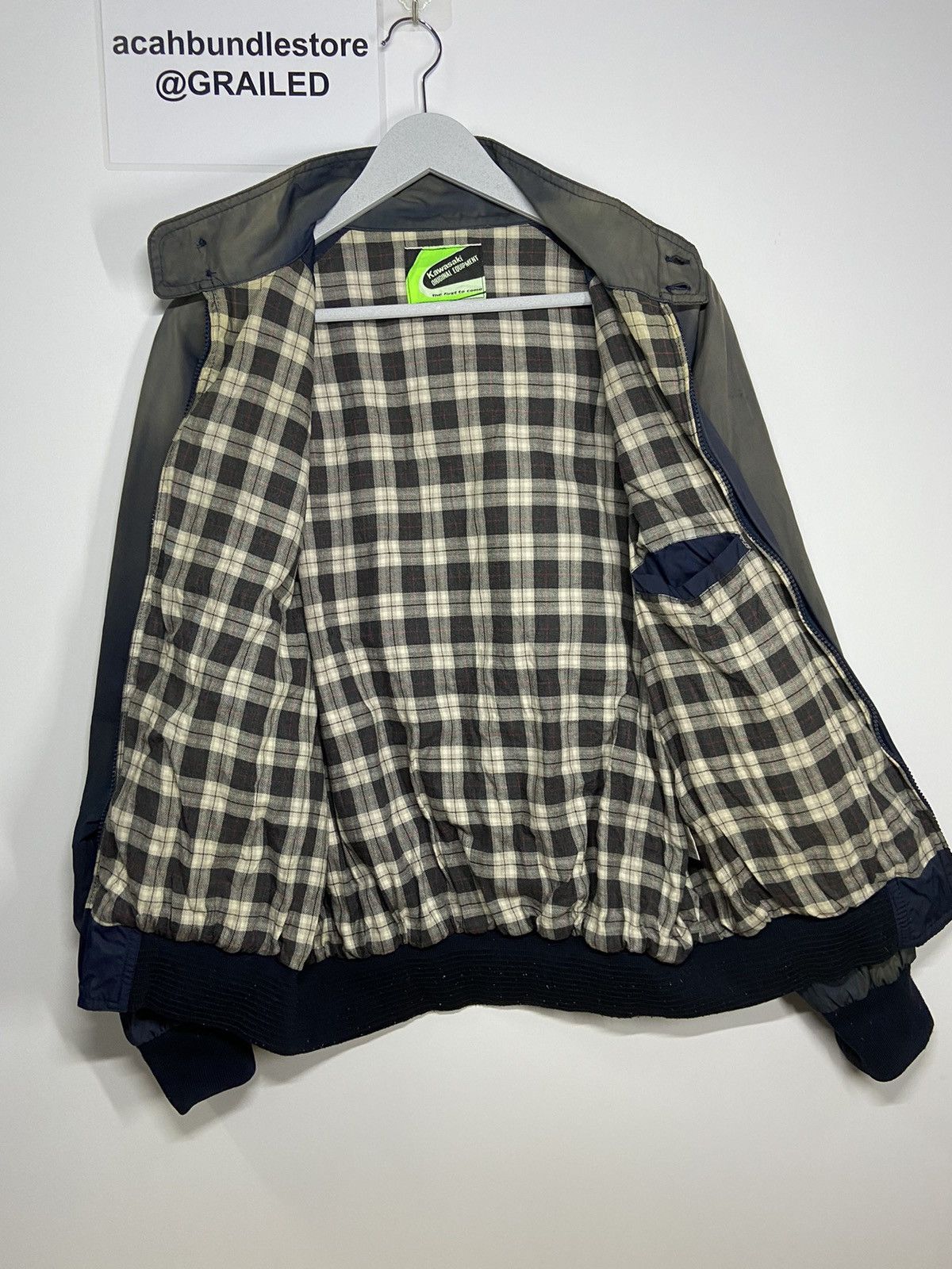 Japanese Brand KAWASAKI ZX RACING (SUN FADED) LIGHT JACKET Size US M / EU 48-50 / 2 - 4 Thumbnail
