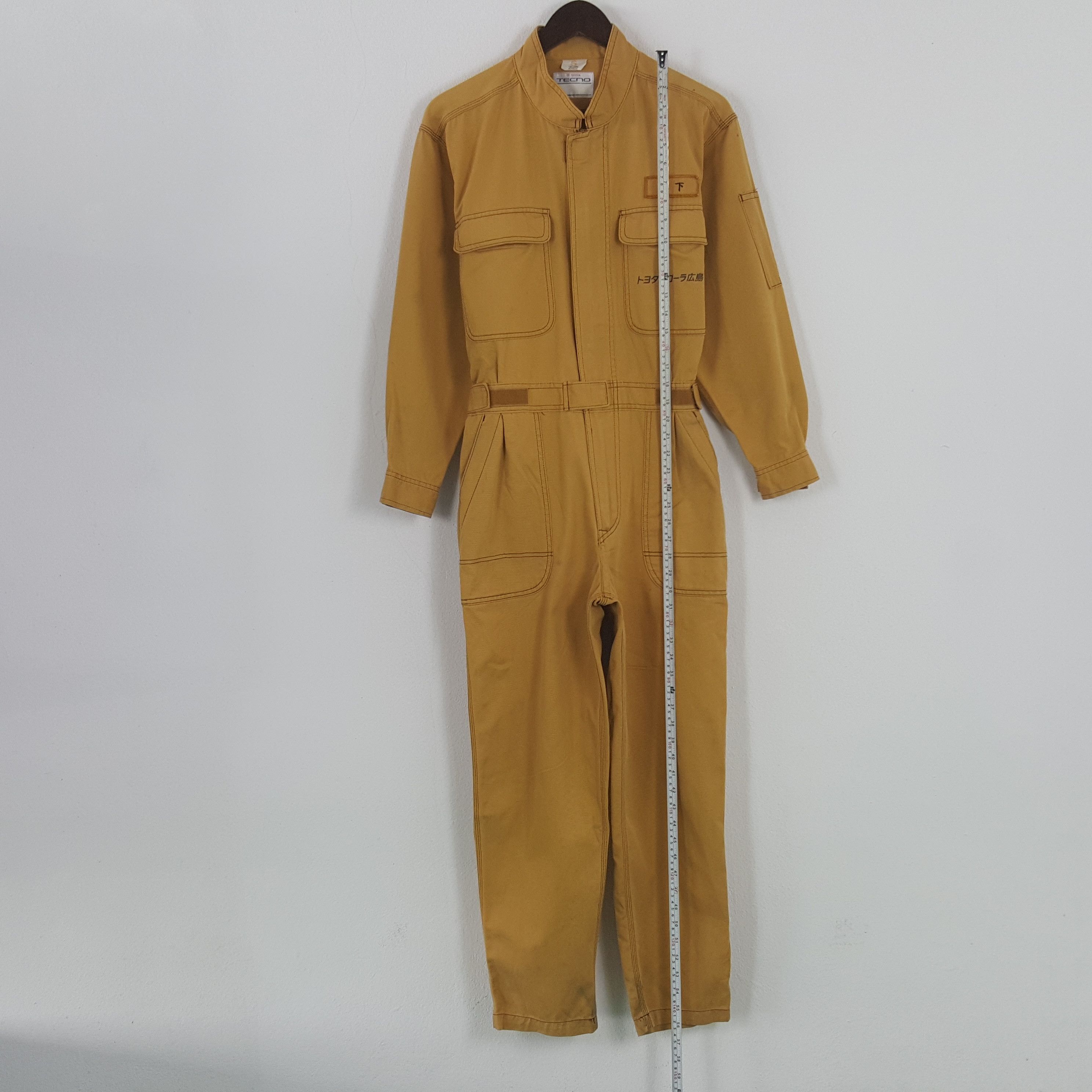Japanese Brand × Vintage Vintage Toyota Tecno Racing Coverall Jumpsuit Jacket Size US XS / EU 42 / 0 - 7 Thumbnail