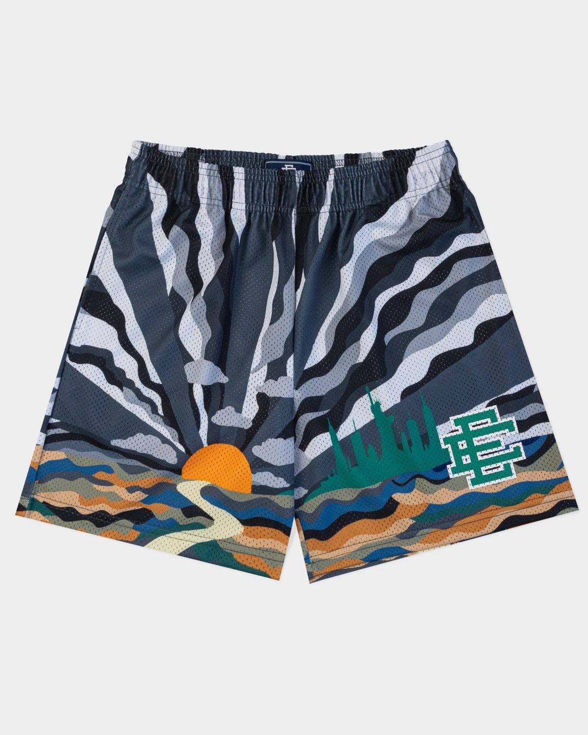 Eric Emanuel Eric Emanuel Basic Mesh Shorts Sunset Size M Medium Size US 32 / EU 48 - 3 Thumbnail