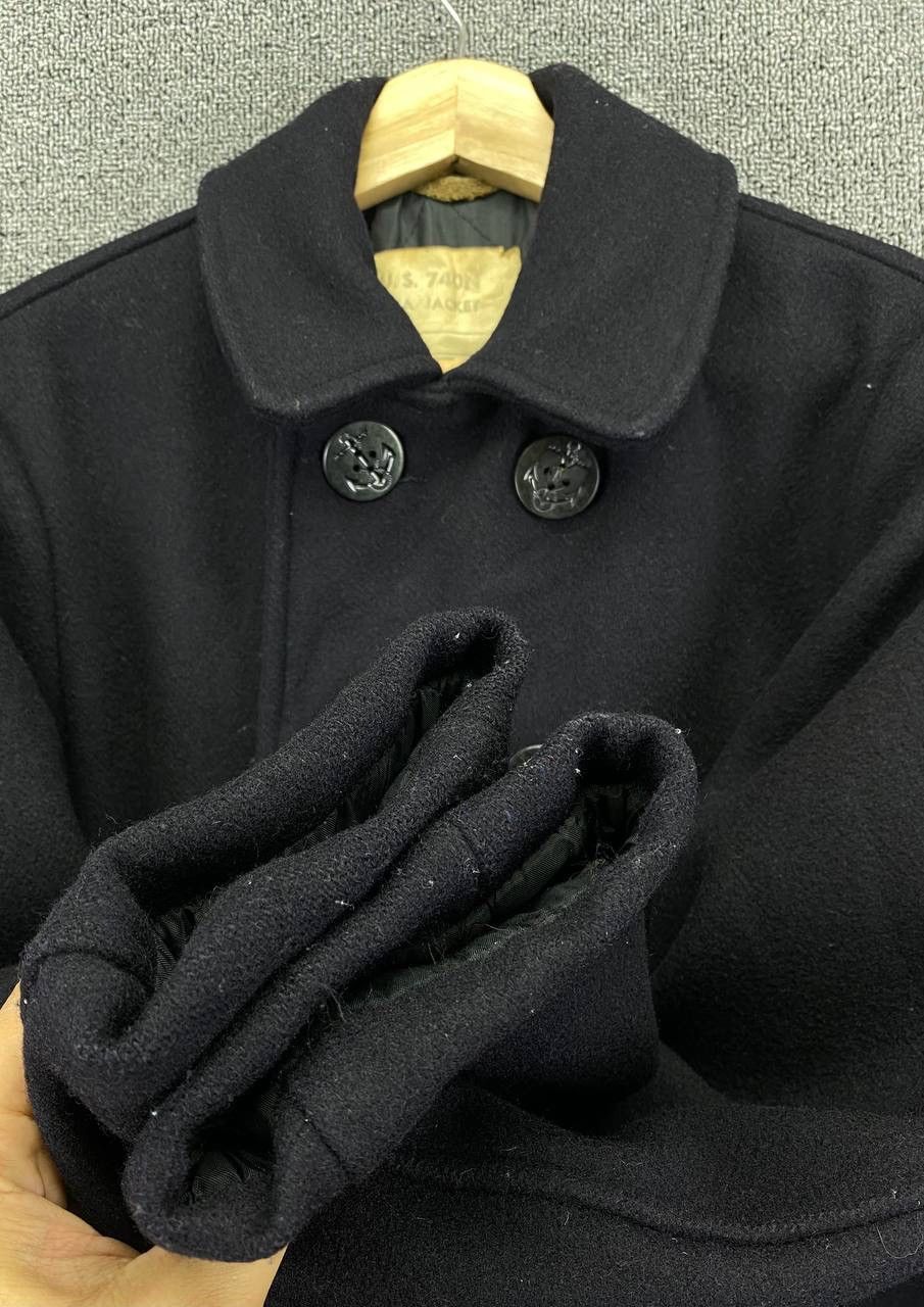Schott × Vintage Vintage Schott Double Breasted Wool Coat Jacket Size XXL / US 16-18 / IT 52-54 - 9 Thumbnail
