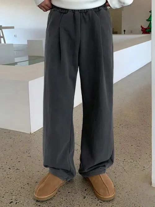 Japanese Brand × Vintage Baggy Casual Y2K Sweatpants Size US 36 / EU 52 - 1 Thumbnail