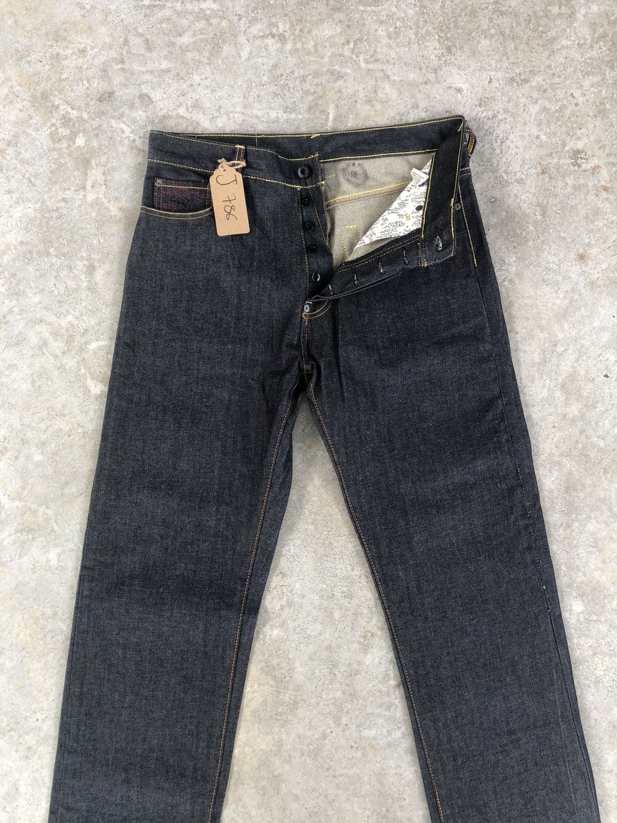 RMC Jeans Red Monkey Company Embroidered Jeans Size US 32 / EU 48 - 3 Thumbnail