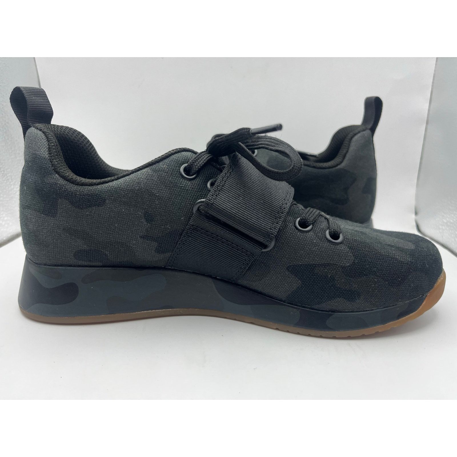 Unknown London Nobull Unisex Lifter Black Camo Casual Shoes Sneakers S USED Size US 7.5 / IT 37.5 - 4 Thumbnail