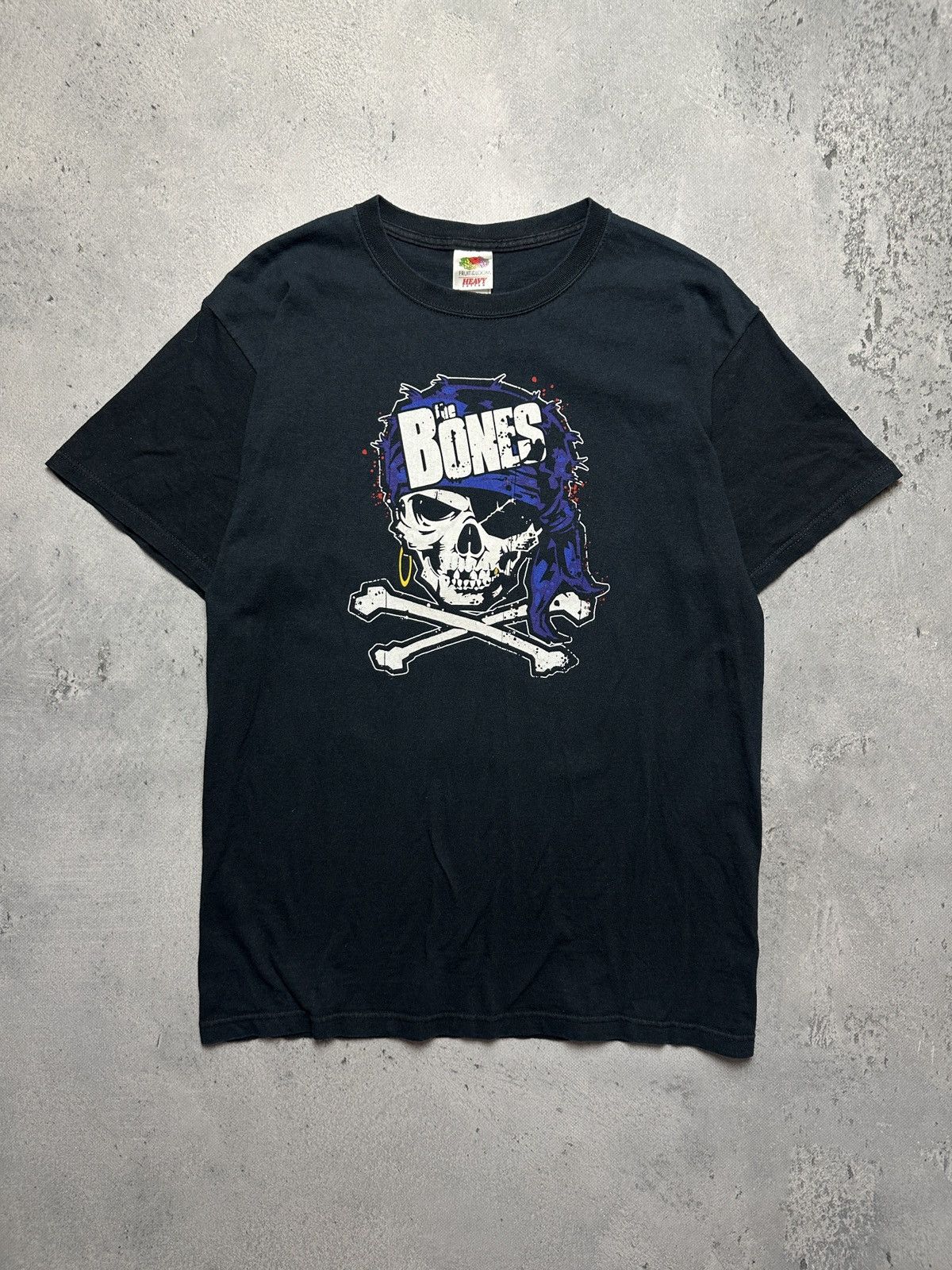 Band Tees The Bones Tee Vintage USA Rare Jolly Roger Opium Skull y2k Size US L / EU 52-54 / 3 - 3 Thumbnail