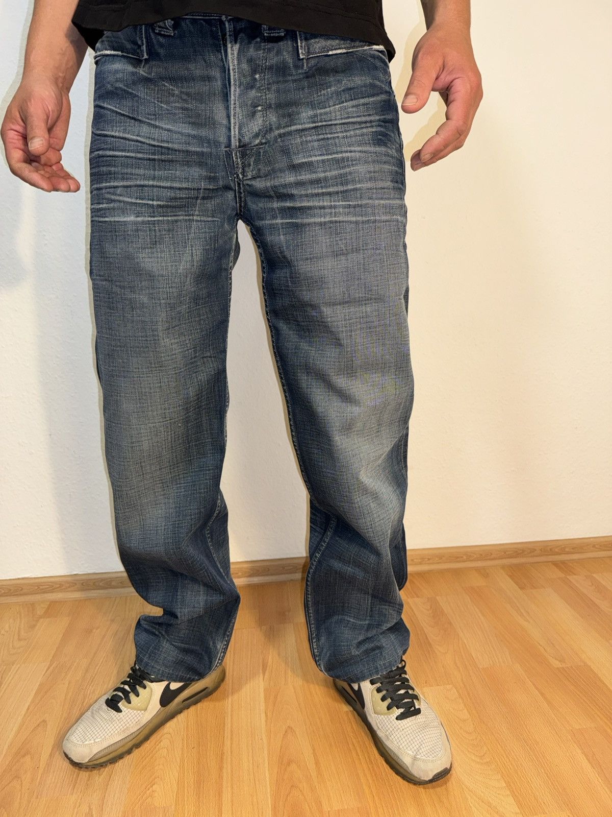 Levi's Vintage Clothing × Vintage Levi’s Two Horse Brand Jeans – L32– Vintage Straight Fit Size US 32 / EU 48 - 2 Thumbnail