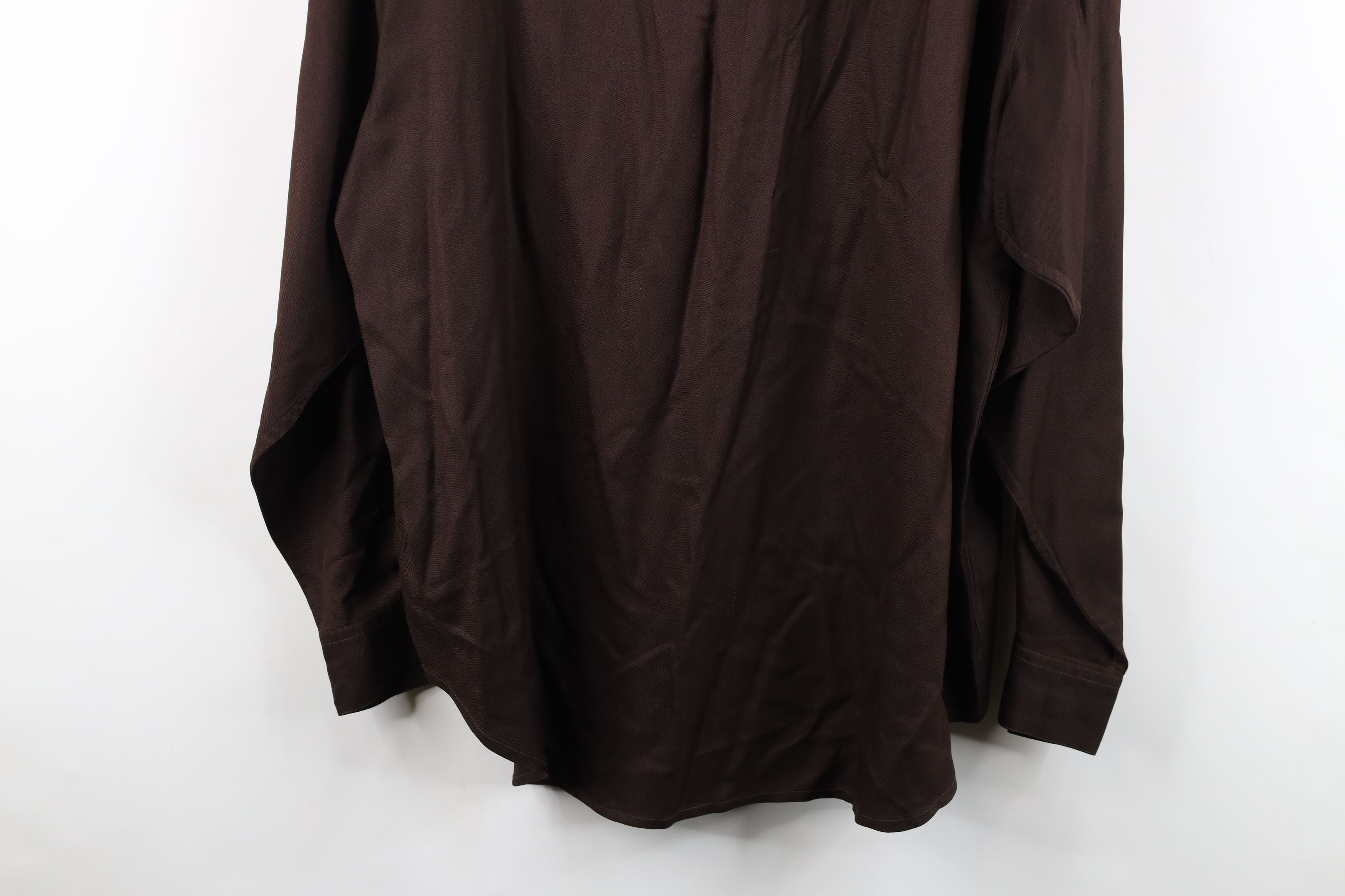 Vintage Vintage 90s Streetwear Wool Blend Collared Button Shirt Size US XL / EU 56 / 4 - 15 Thumbnail