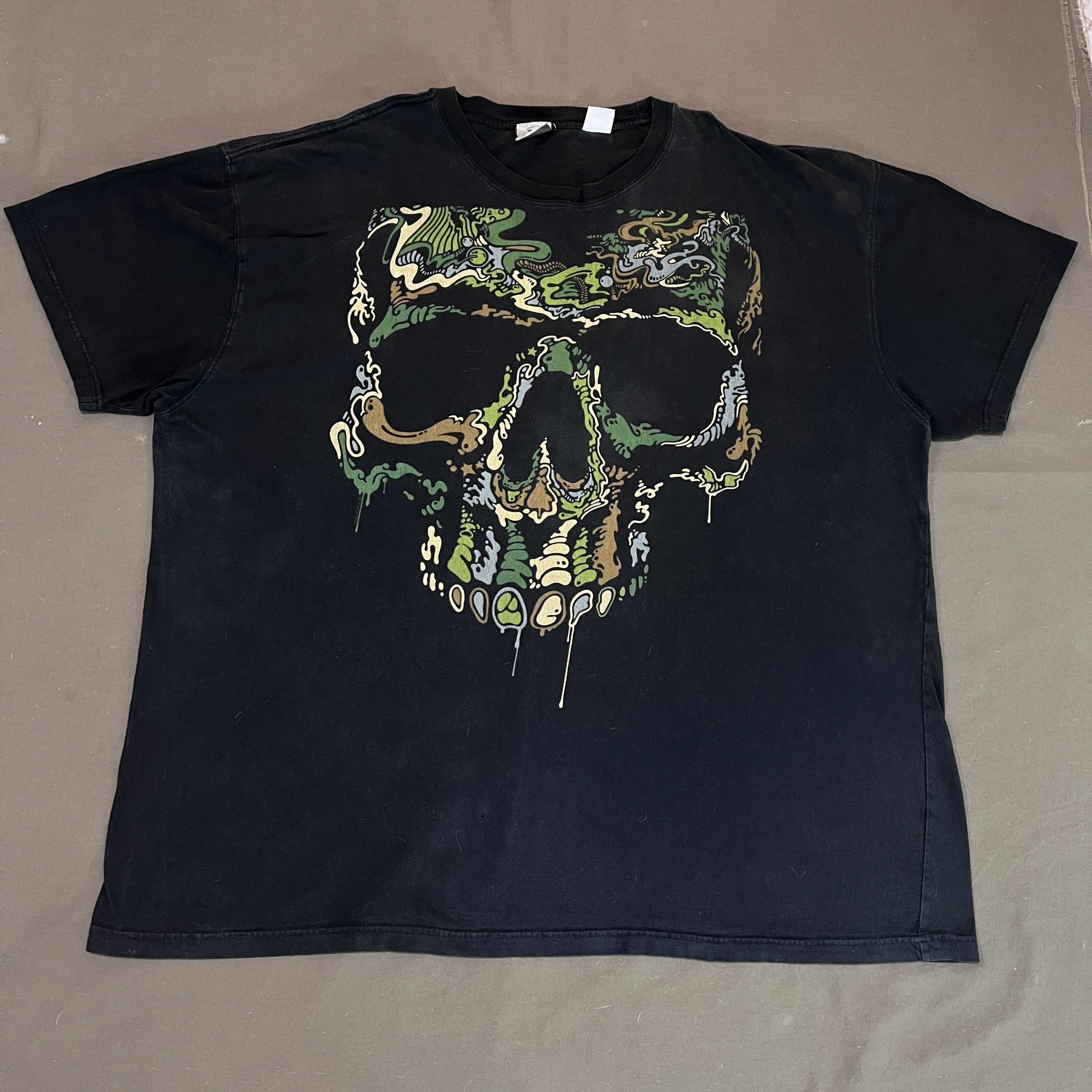 Liquid Blue × Vintage Vintage Y2K Liquid Blue Skull Tee 4XL Skeleton Size US XXL / EU 58 / 5 - 6 Thumbnail