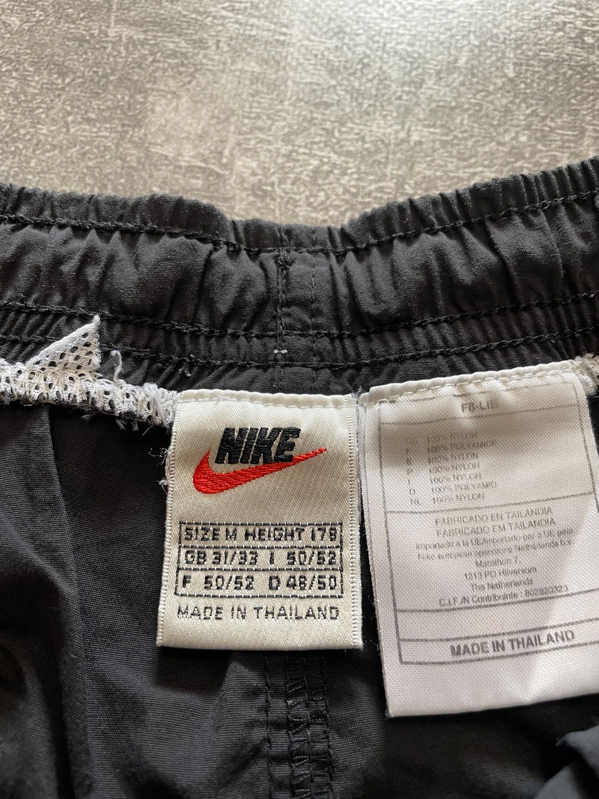 Nike × Vintage Vintage Nike Big Swoosh Shorts 90s Size US 32 / EU 48 - 5 Thumbnail