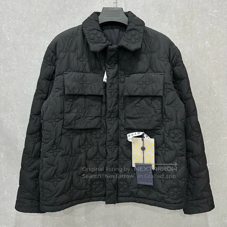 Louis Vuitton Louis Vuitton Embossed presbyopic embossed full logo jacke Size US L / EU 52-54 / 3 - 1 Thumbnail