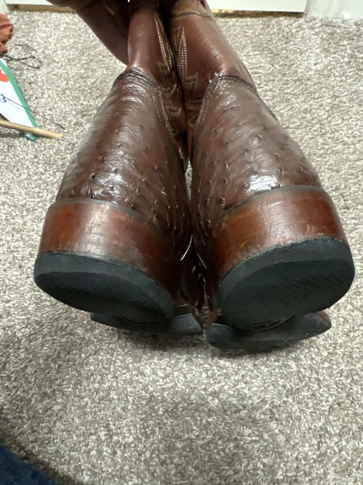 Lucchese Lucchese full quill brown ostrich Size US 10.5 / EU 43-44 - 8 Thumbnail