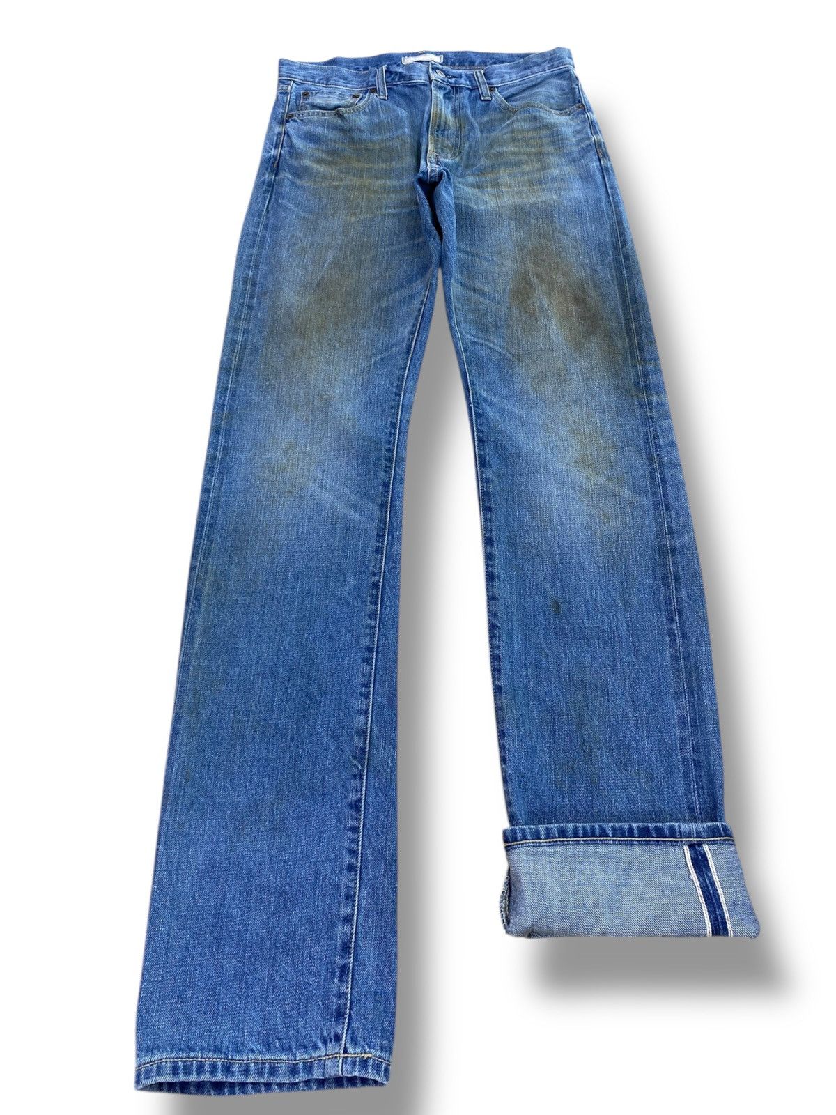 Uniqlo Uniqlo X Selvedge Rusty Wash Style Loose Jeans Size US 32 / EU 48 - 1 Thumbnail