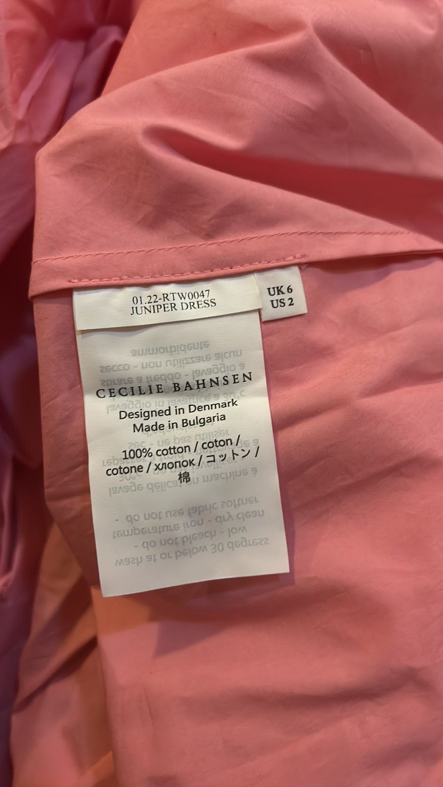Cecilie Bahnsen Cecilie Bahnsen Juniper Cotton Poplin Midi Dress size US 2 Size XS / US 0-2 / IT 36-38 - 8 Thumbnail