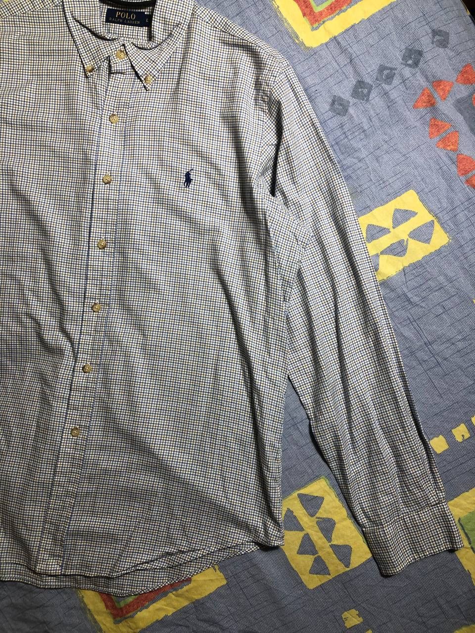 Polo Ralph Lauren × Ralph Lauren × Vintage Polo Ralph Lauren Vintage Mens Long Sleeve Striped Shirt Size US L / EU 52-54 / 3 - 11 Thumbnail