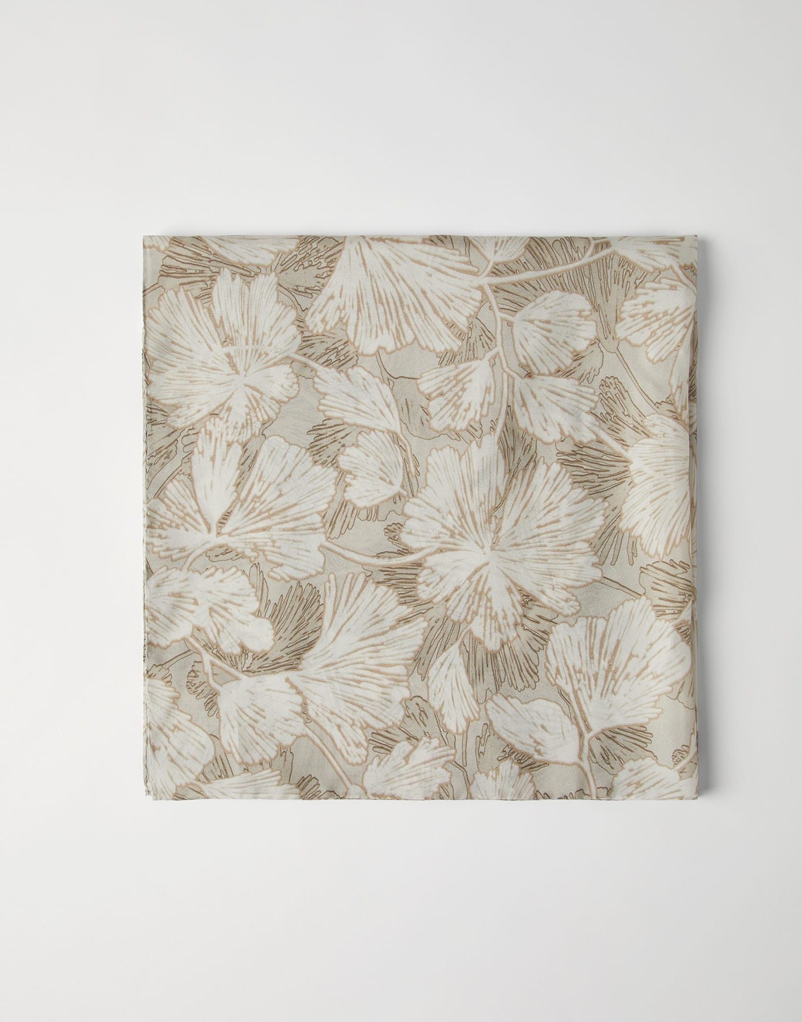 Brunello Cucinelli o1w1db10825 Size: OS/ Scarf in Beige/Khaki Size ONE SIZE - 1 Thumbnail