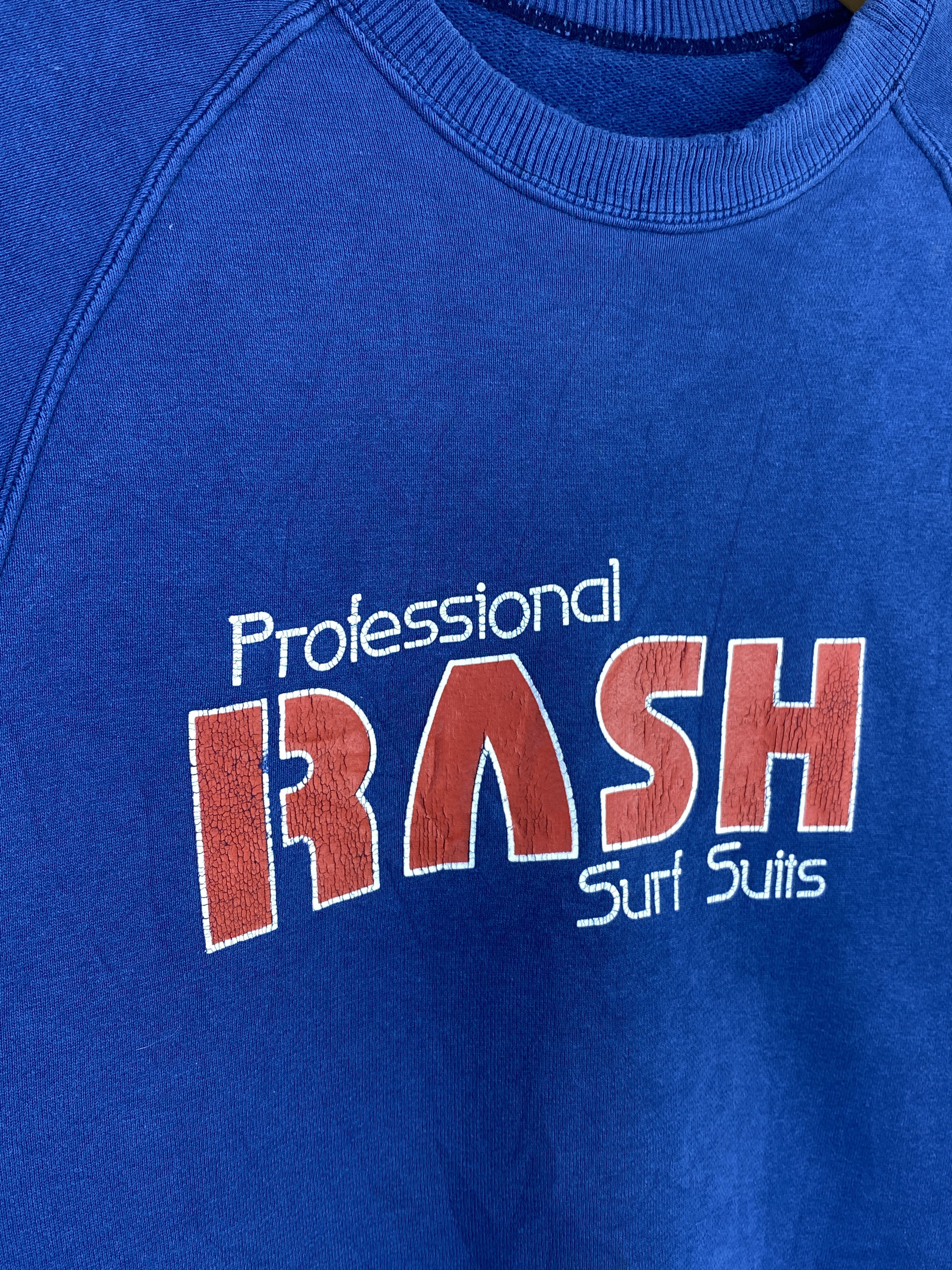 Vintage Vintage 80s RASH Surf Crewneck Pullover Sweatshirt SH0377 Size US S / EU 44-46 / 1 - 7 Thumbnail