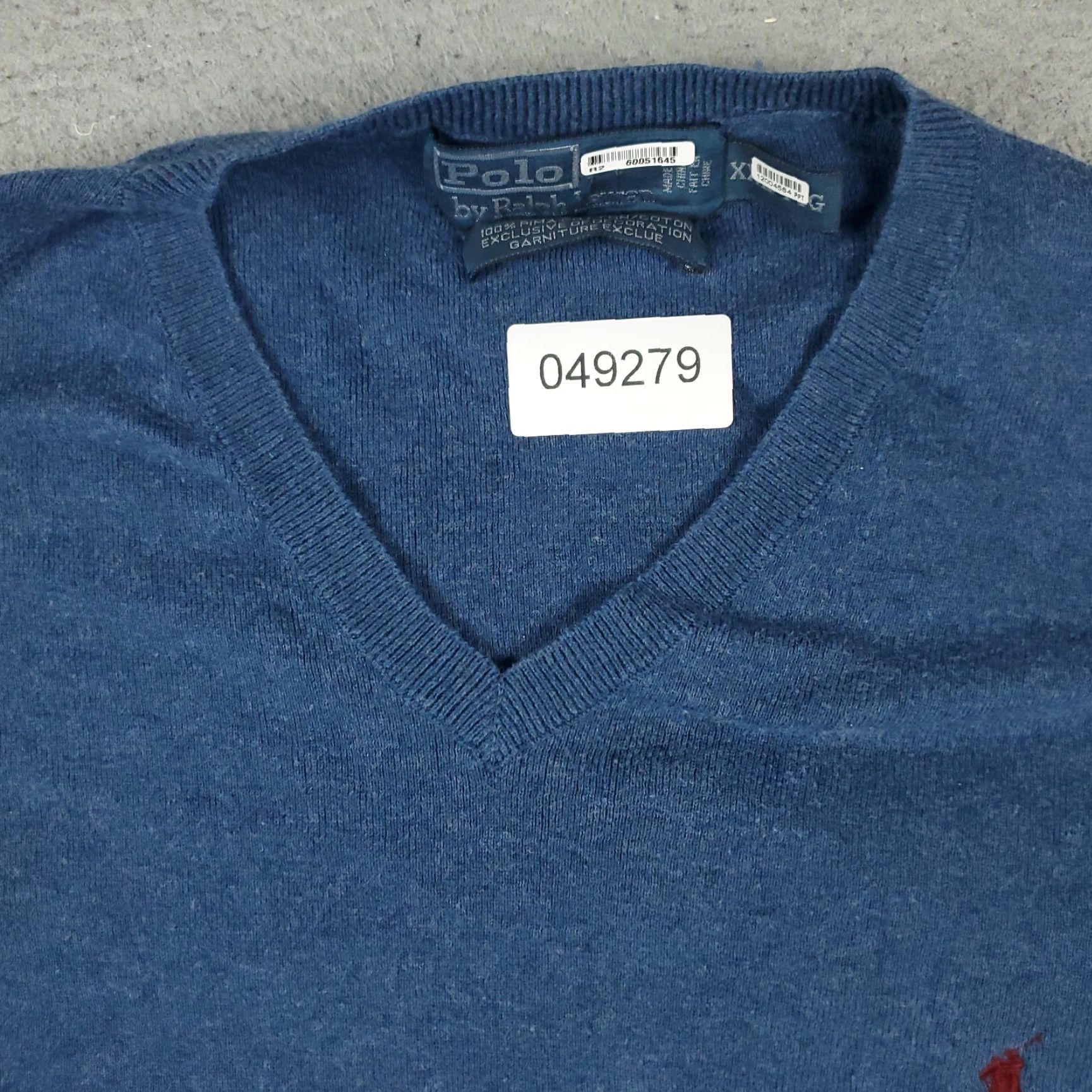 Ralph Lauren VINTAGE Ralph Lauren Sweater Mens 2XL Pullover Blue Cotton Casual Crew Neck All Seasons Size US XXL / EU 58 / 5 - 3 Thumbnail