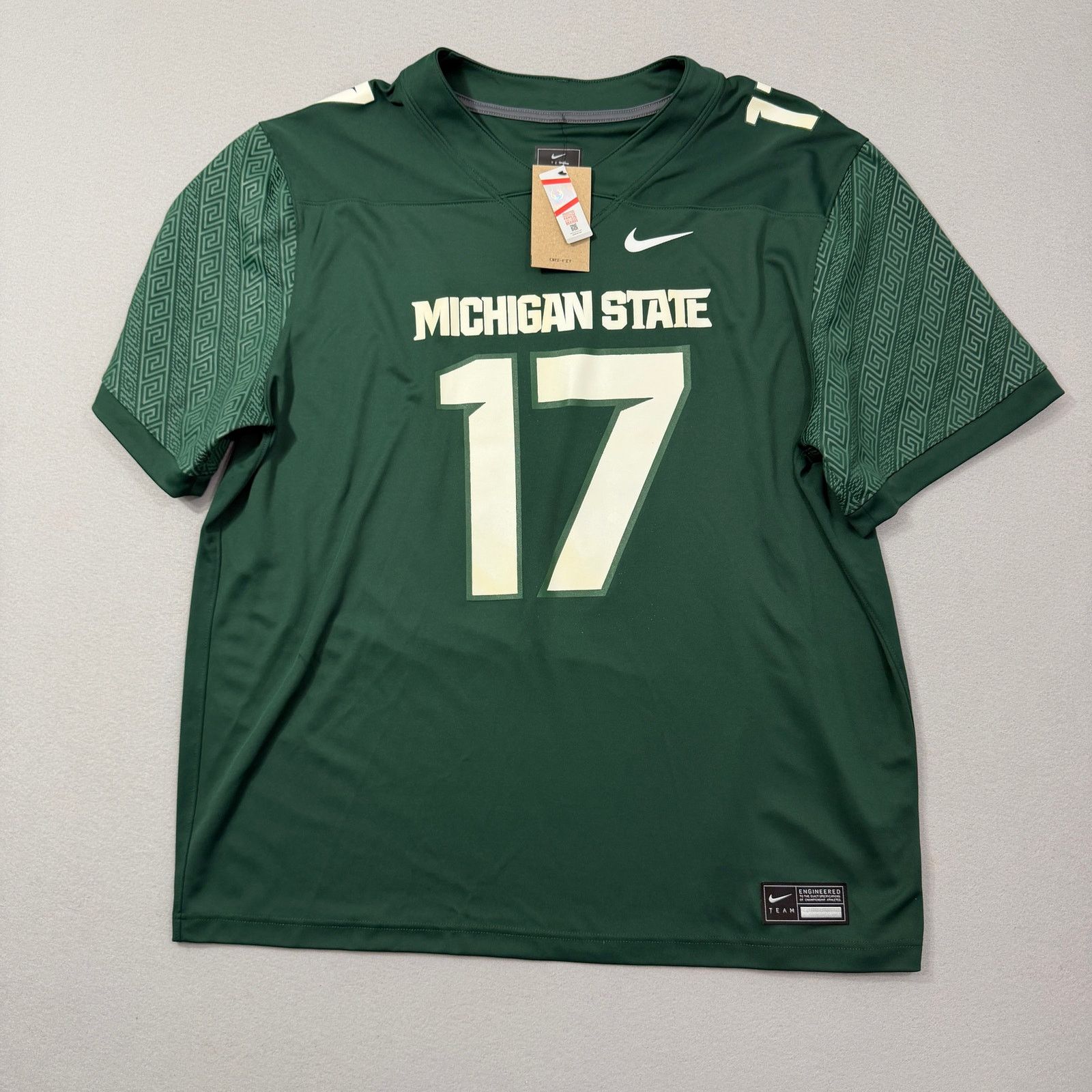 Nike Nike Michigan State Spartans Tre Mosley Jersey Adult 2XL NEW Size US XXL / EU 58 / 5 - 1 Thumbnail