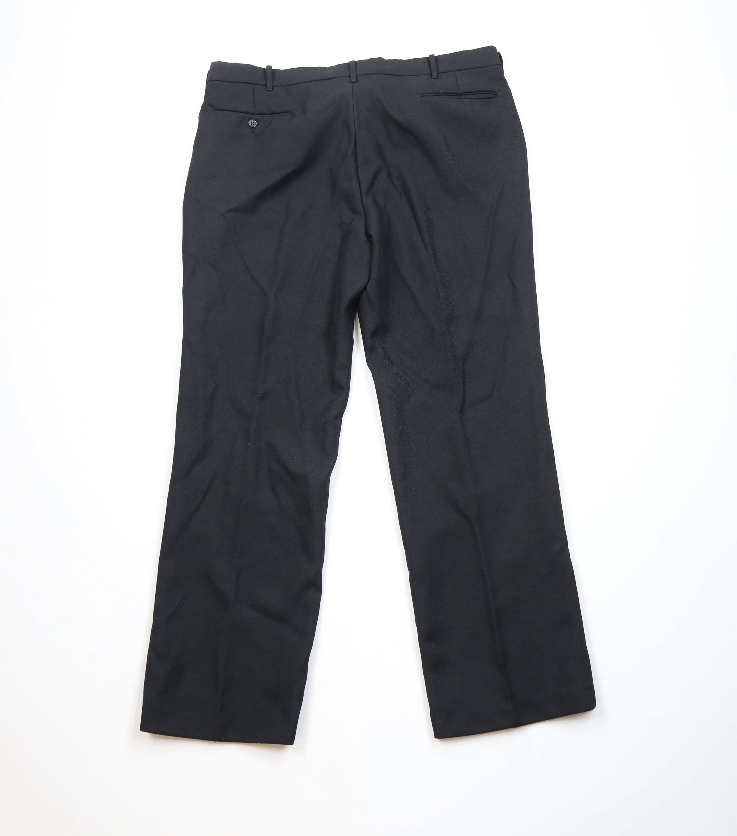 Vintage Vintage 70s Streetwear Knit Wide Leg Chino Pants Black USA Size US 40 / EU 56 - 9 Thumbnail