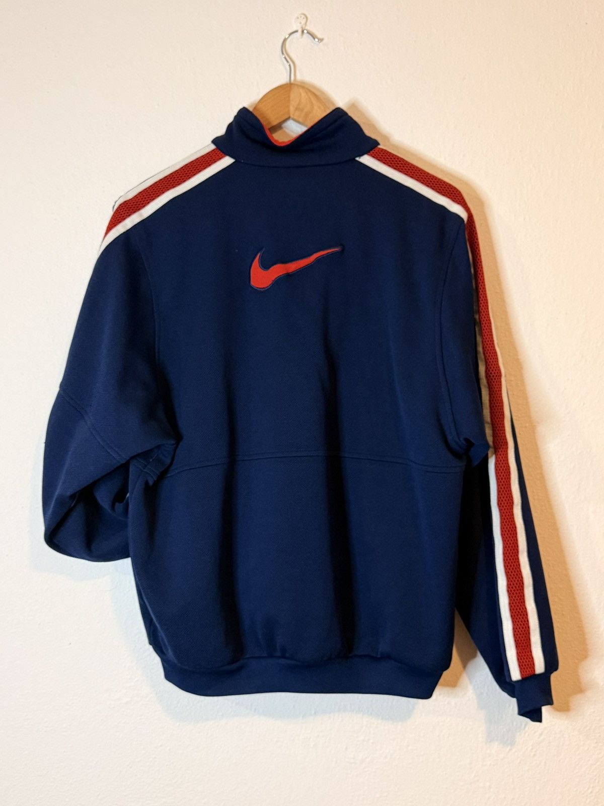 Nike Vintage Streetwear Nike Big Logo Full Zip Sweatshirt Size US M / EU 48-50 / 2 - 2 Thumbnail