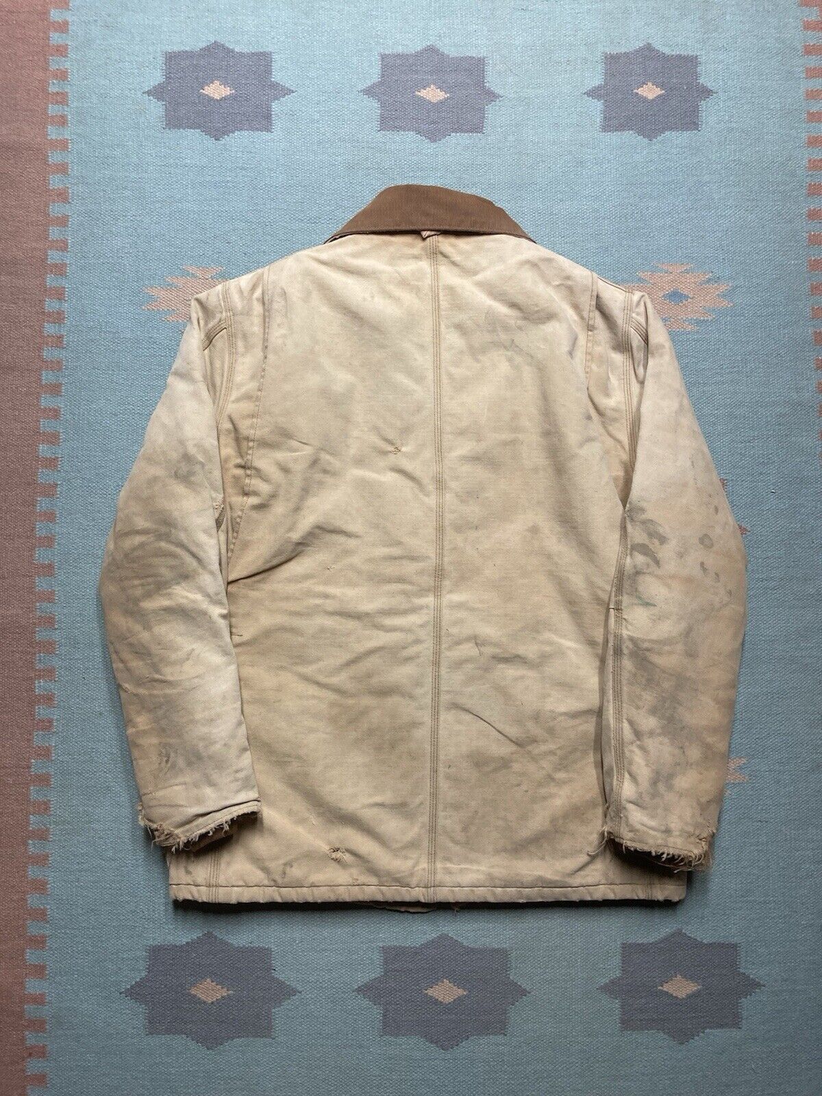 Carhartt × Vintage carhartt work jacket c03 brn distressed thrashed canvas L Size US L / EU 52-54 / 3 - 8 Thumbnail