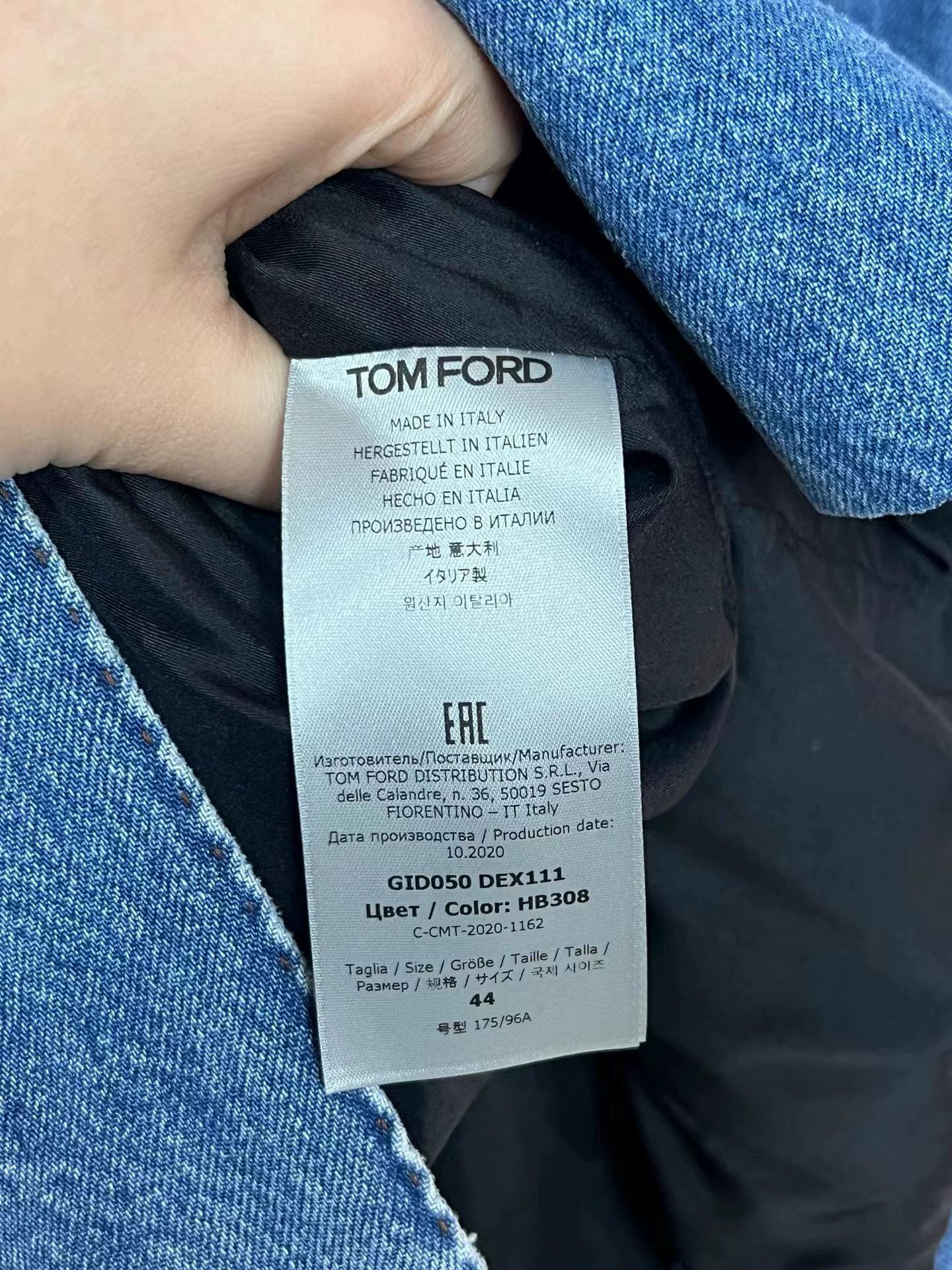 Tom Ford Authentic Tom Ford denim jacket Size M / US 6-8 / IT 42-44 - 6 Thumbnail