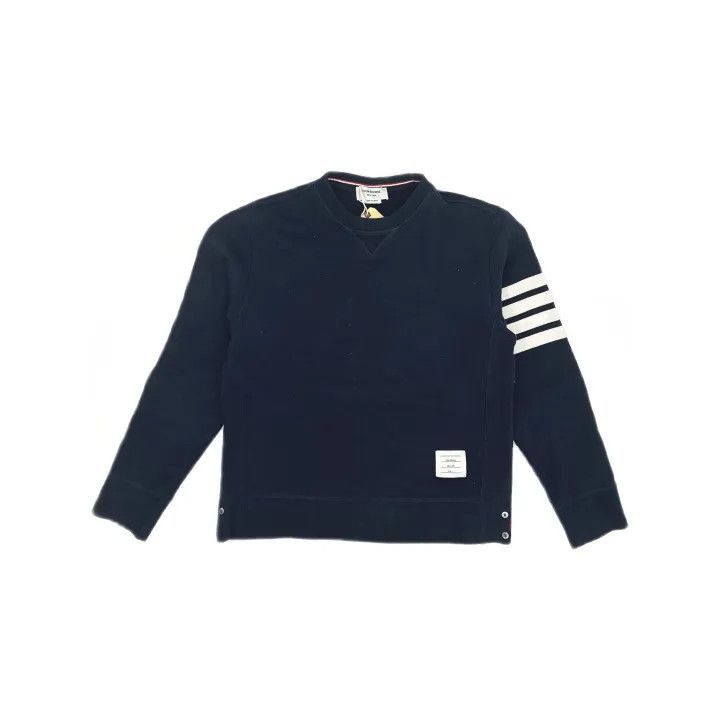 Thom Browne Thom Browne Classic Striped Pullover Sweatshirt -2507 Size US XXL / EU 58 / 5 - 8 Thumbnail