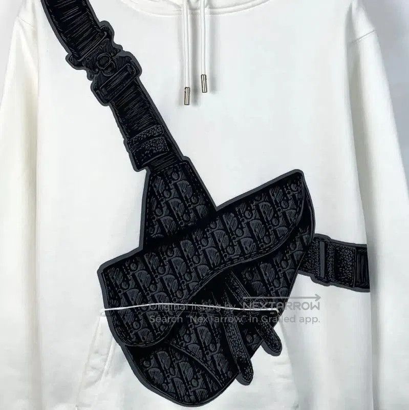 Other Dior White Cotton Men's Hoodie with Unique Design . Size US XS / EU 42 / 0 - 4 Thumbnail