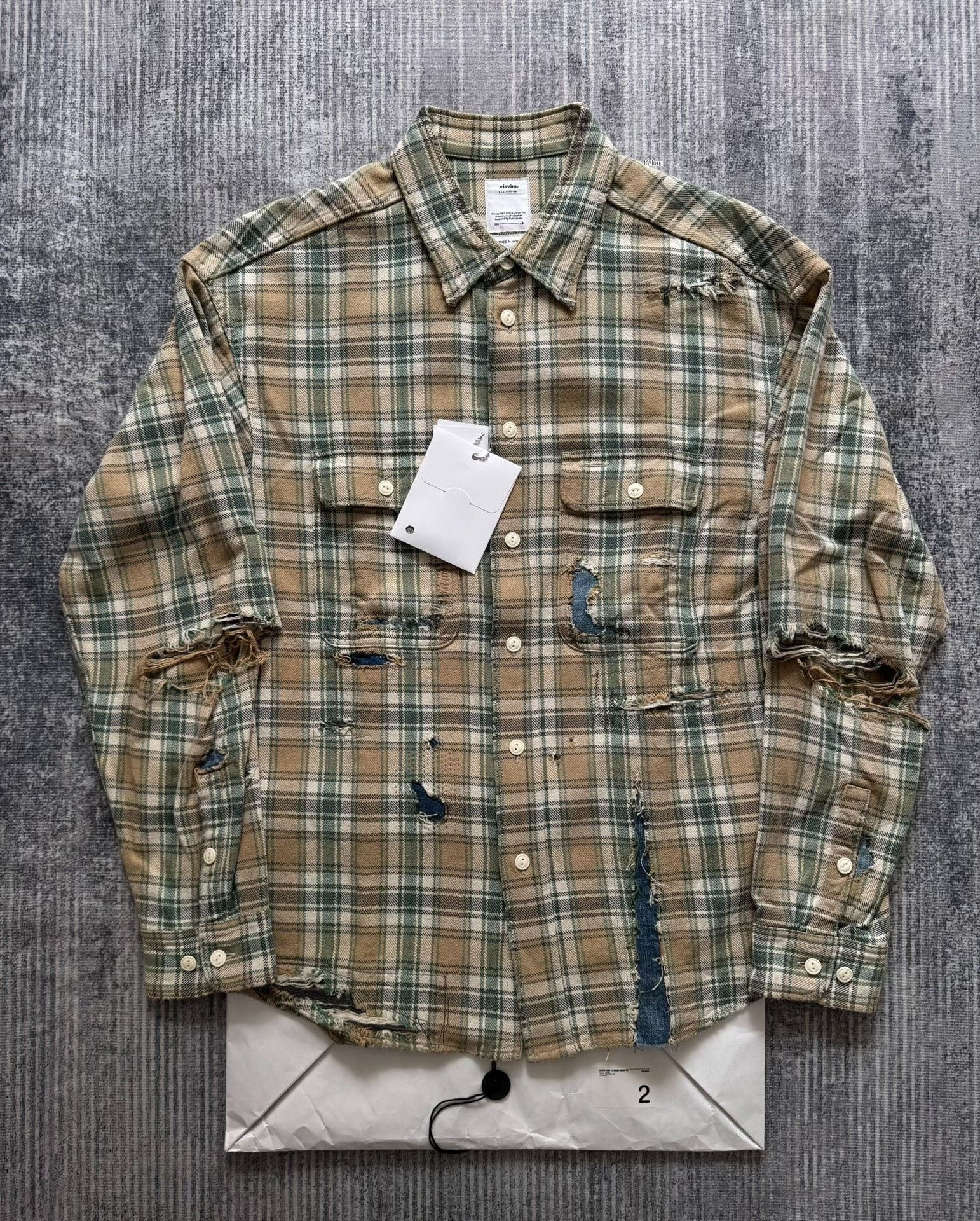 Visvim VISVIM 20SS LUMBER SHIRT CRASH Size US M / EU 48-50 / 2 - 1 Thumbnail